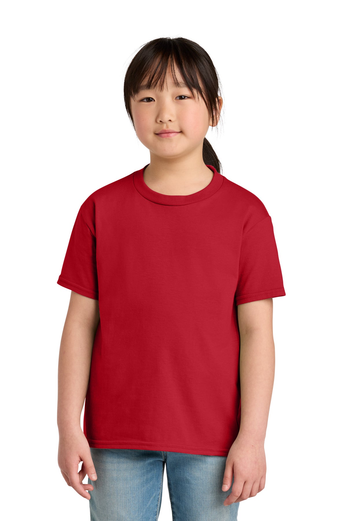 Gildan Youth Softstyle Midweight Tee 65000B - Red - front