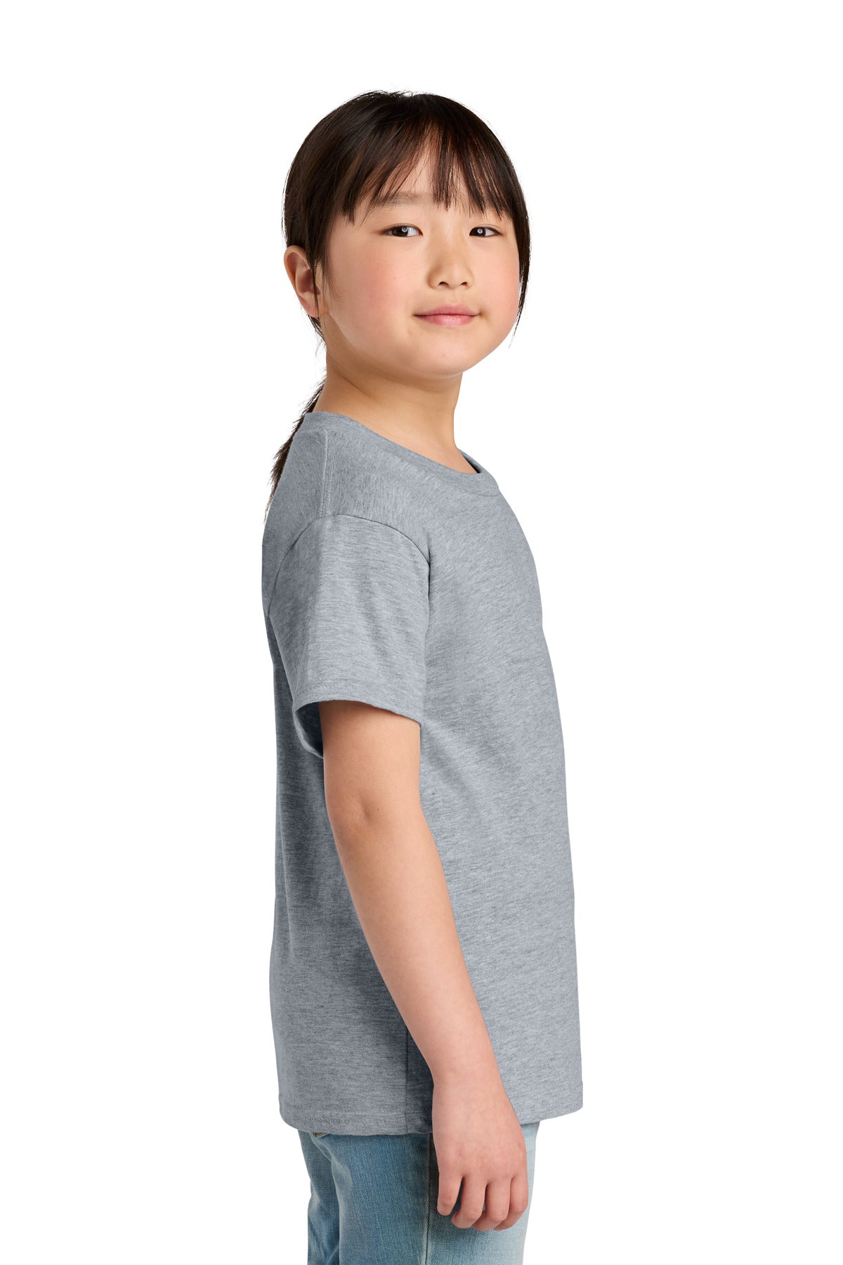 Gildan Youth Softstyle Midweight Tee 65000B - Ring Spun Sport Grey - side