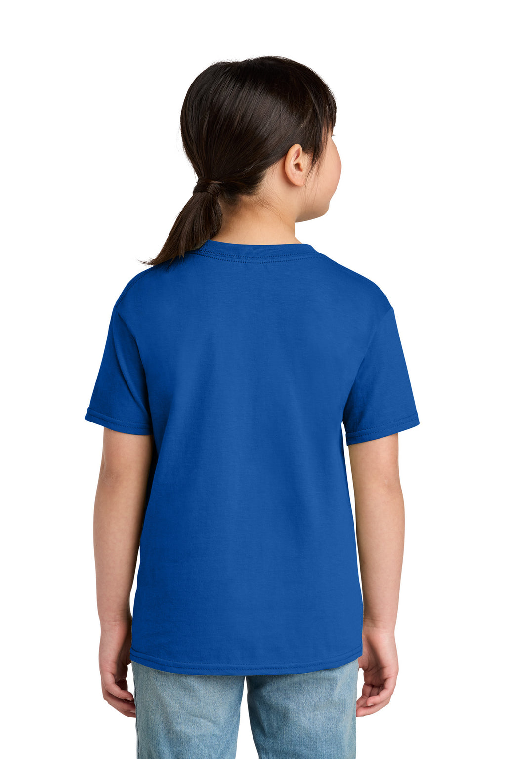 Gildan Youth Softstyle Midweight Tee 65000B - Royal - back