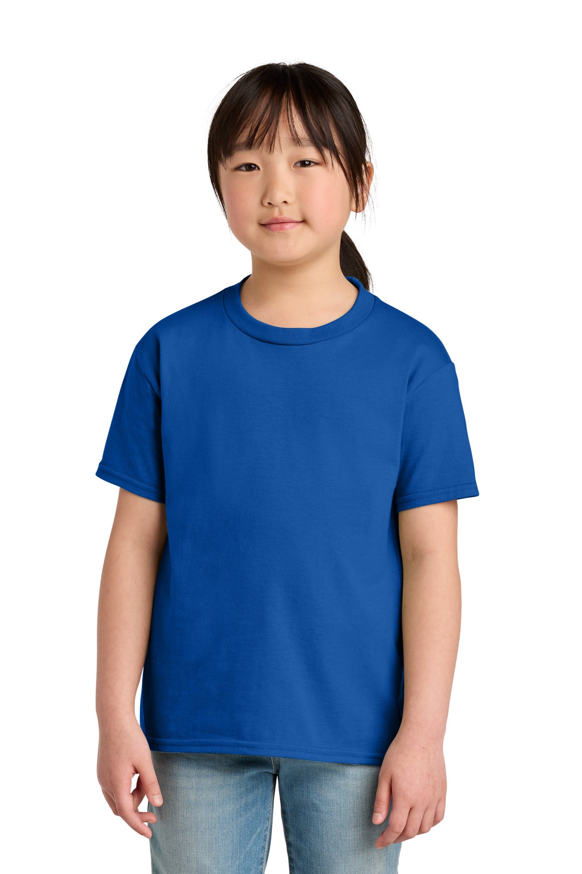 Gildan Youth Softstyle Midweight Tee 65000B - Royal - front