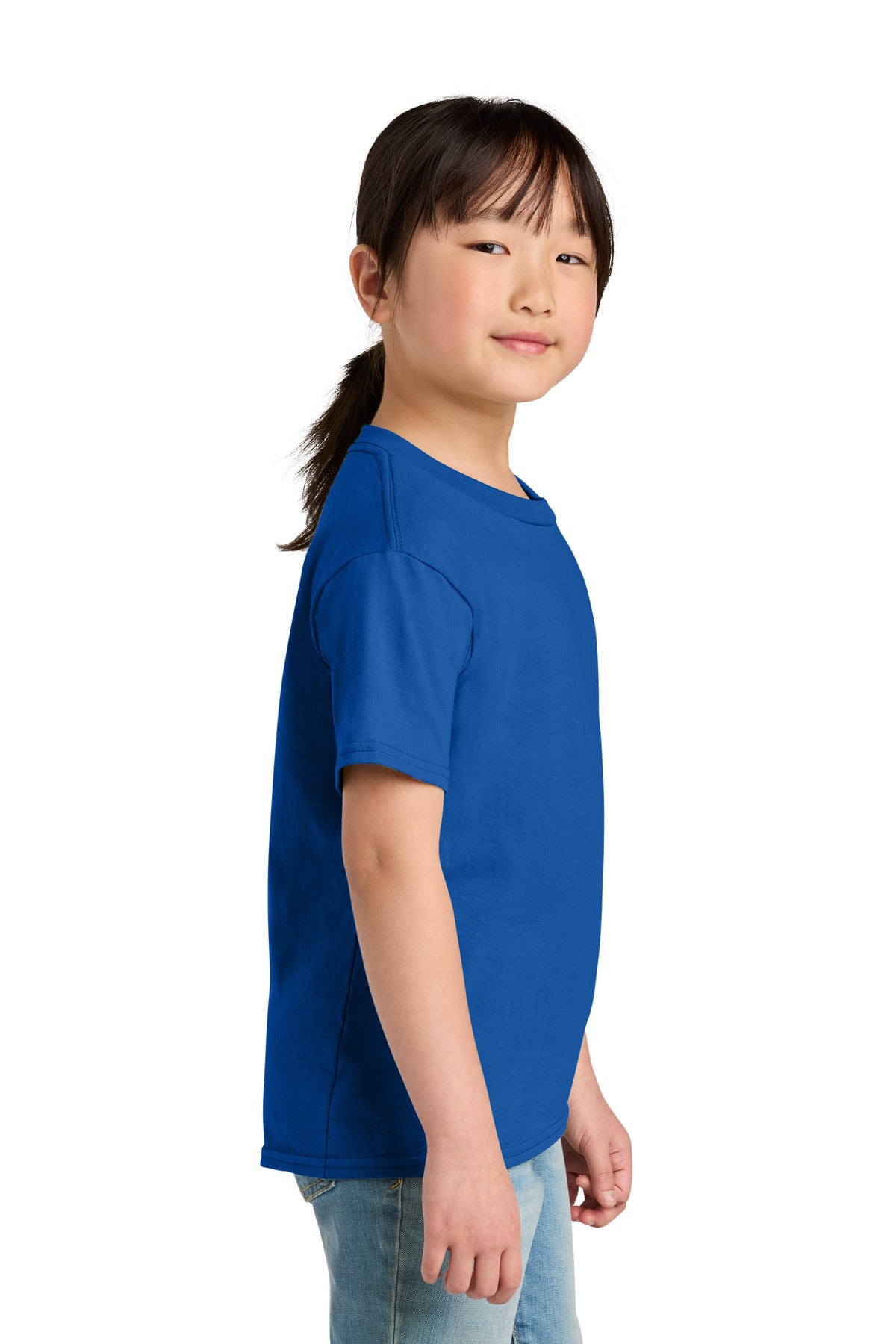 Gildan Youth Softstyle Midweight Tee 65000B - Royal - side