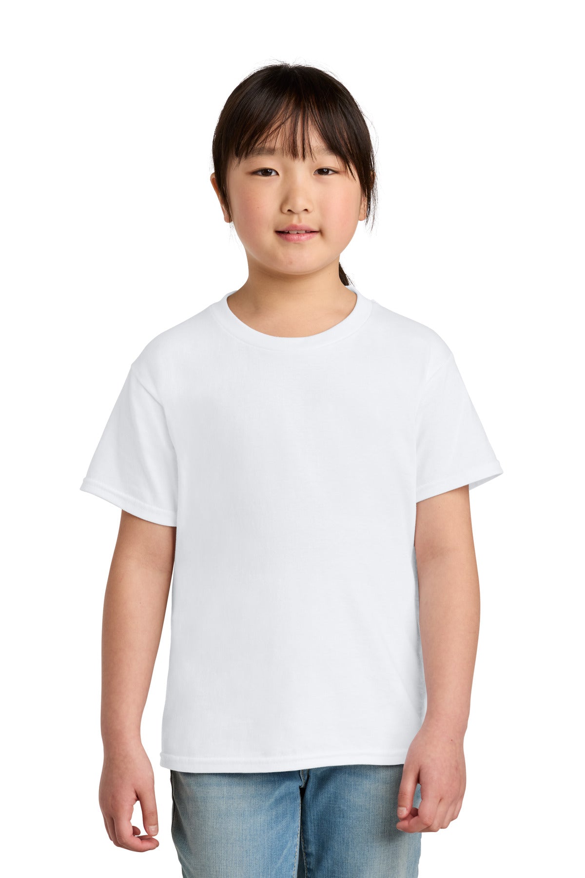 Gildan Youth Softstyle Midweight Tee 65000B - White - front