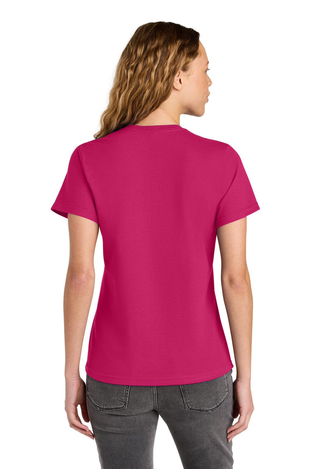 Gildan Women's Softstyle Midweight Tee 65000L - Heliconia - back