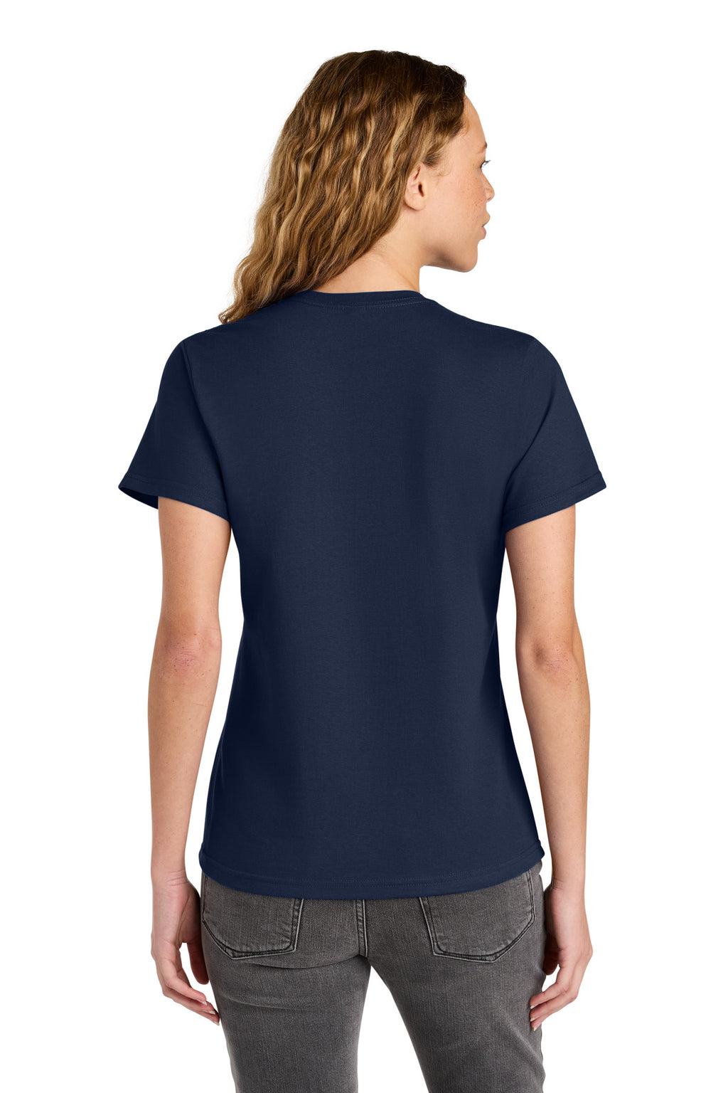 Gildan Women's Softstyle Midweight Tee 65000L - Navy - back