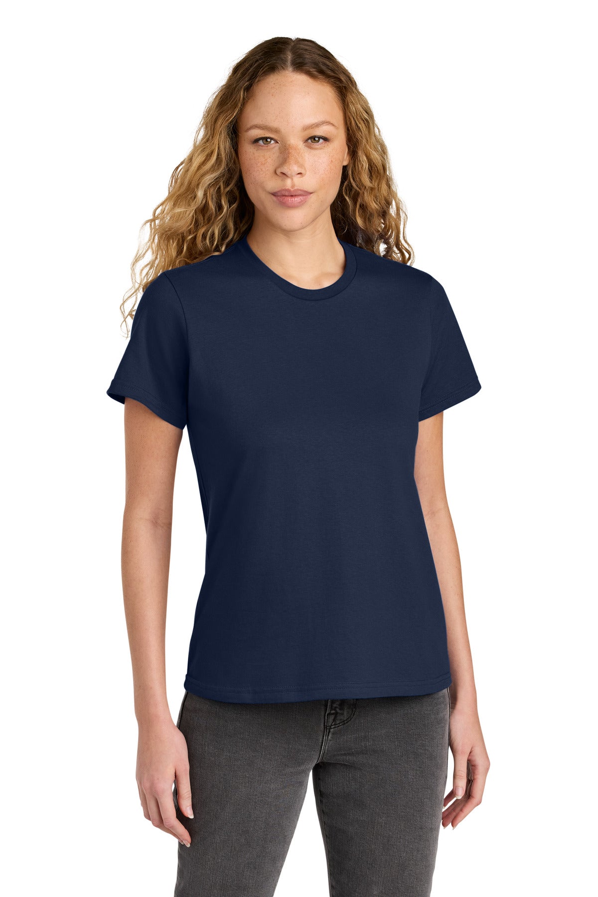 Gildan Women's Softstyle Midweight Tee 65000L - Navy - front