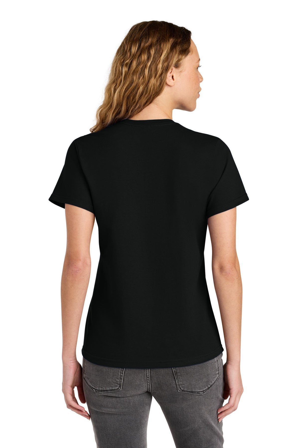 Gildan Women's Softstyle Midweight Tee 65000L - Pitch Black - back