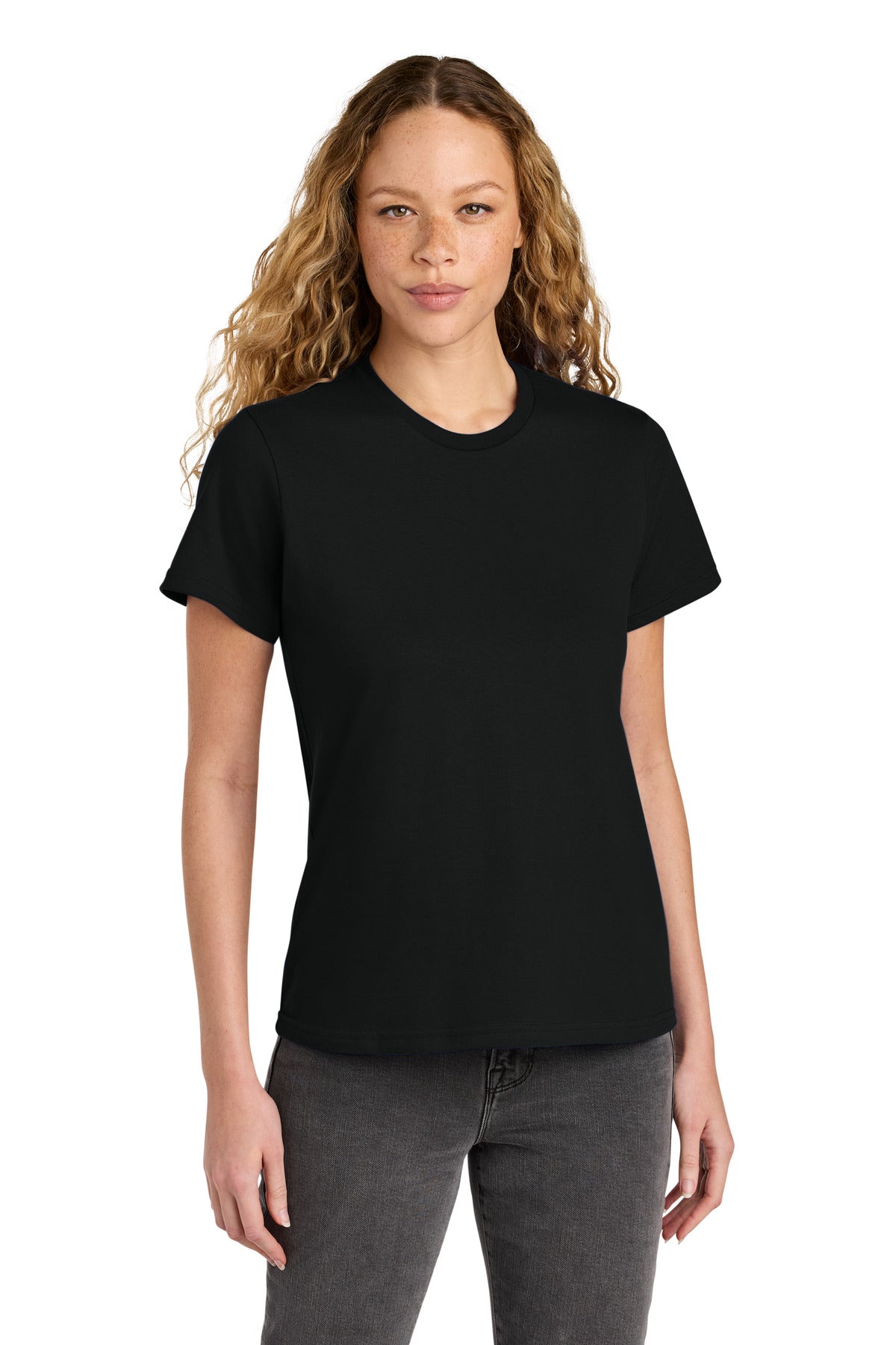 Gildan Women's Softstyle Midweight Tee 65000L - Pitch Black - front