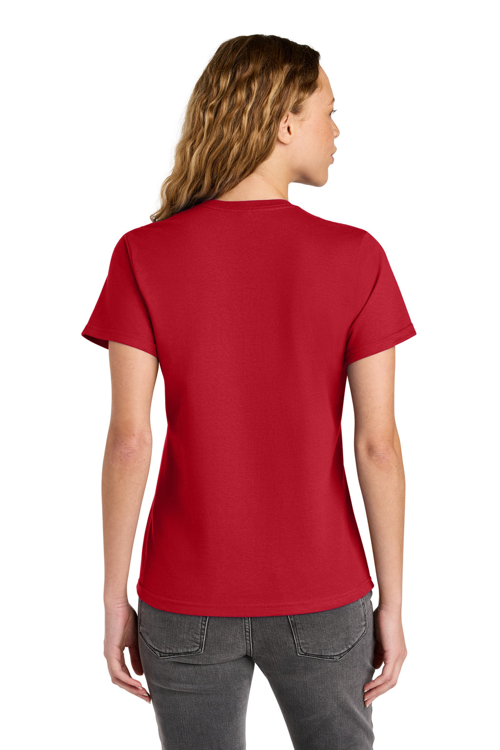 Gildan Women's Softstyle Midweight Tee 65000L - Red - back
