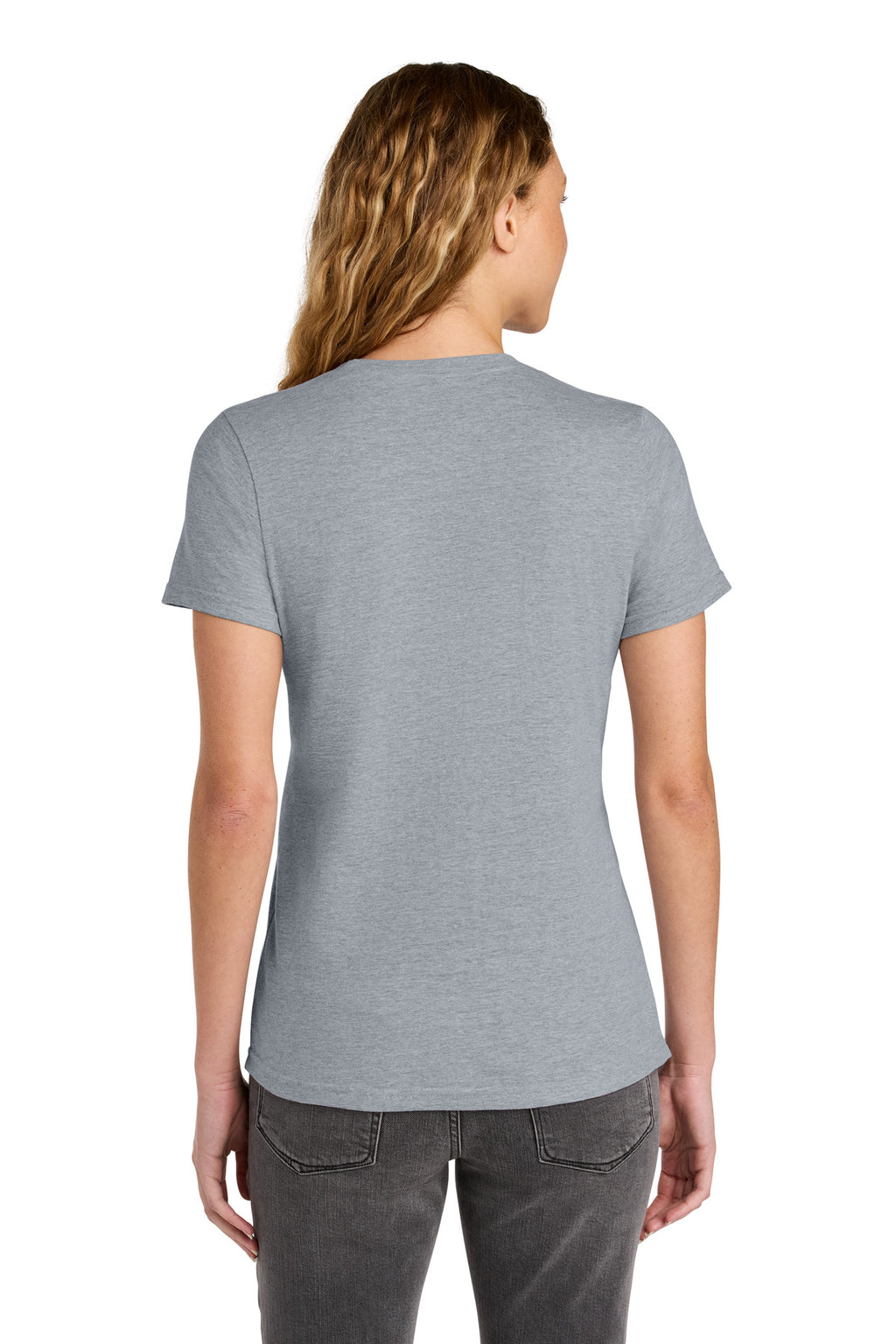 Gildan Women's Softstyle Midweight Tee 65000L - Ring Spun Sport Grey - back