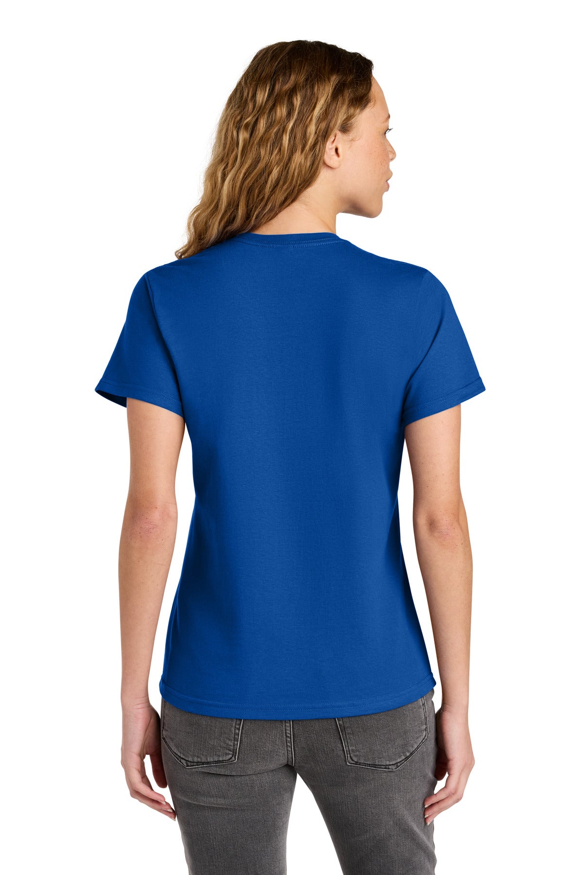 Gildan Women's Softstyle Midweight Tee 65000L - Royal - back