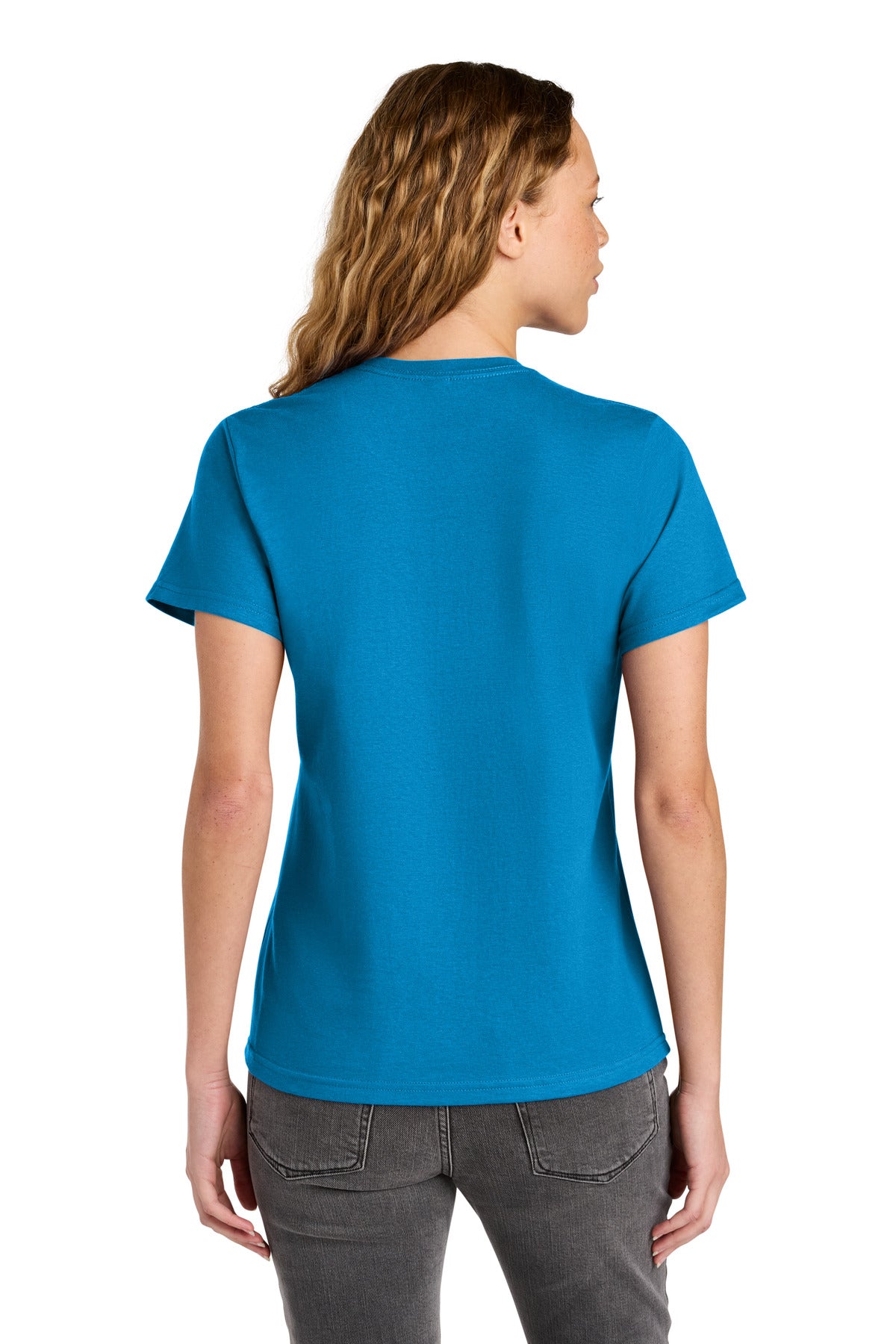 Gildan Women's Softstyle Midweight Tee 65000L - Sapphire - back