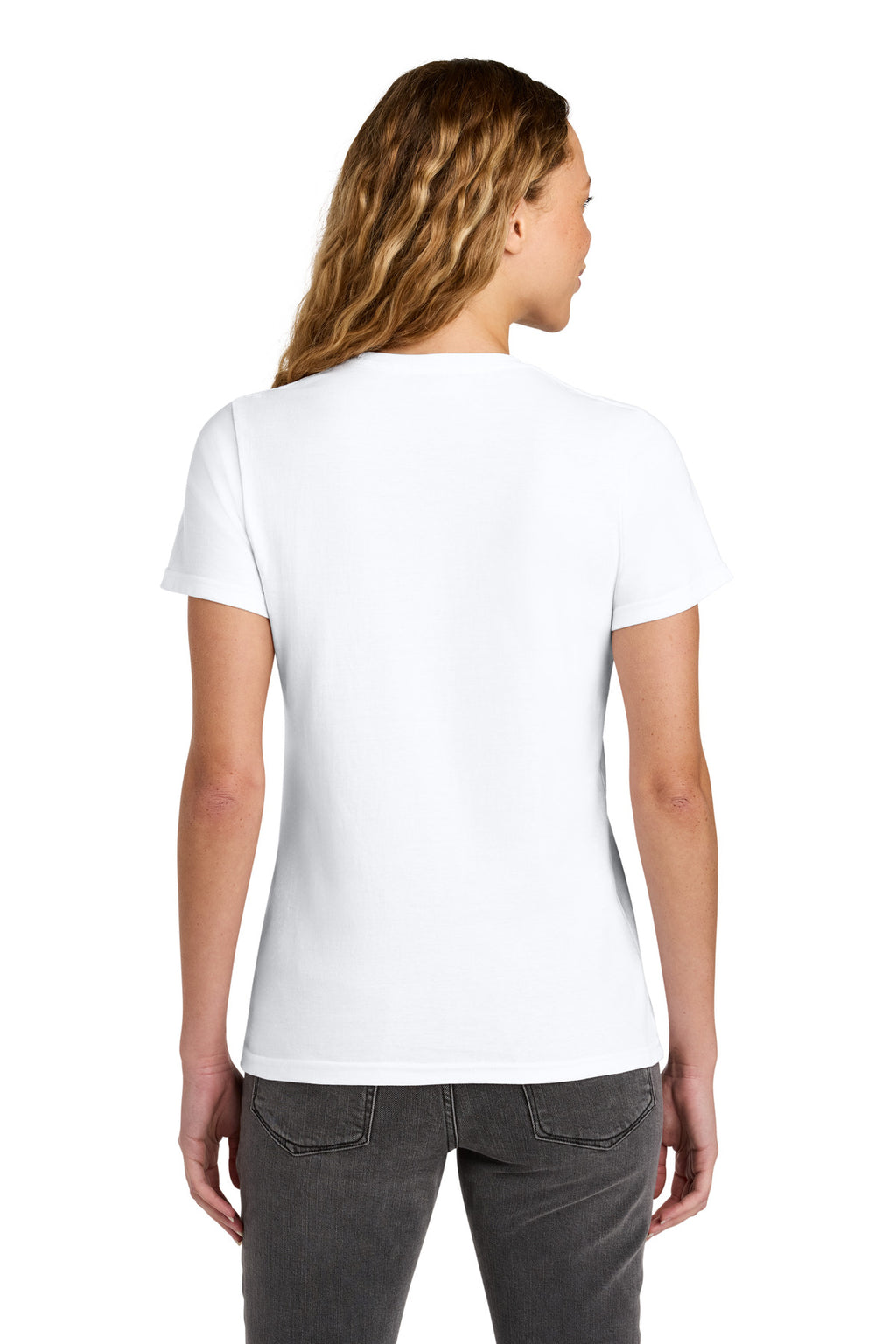 Gildan Women's Softstyle Midweight Tee 65000L - White - back