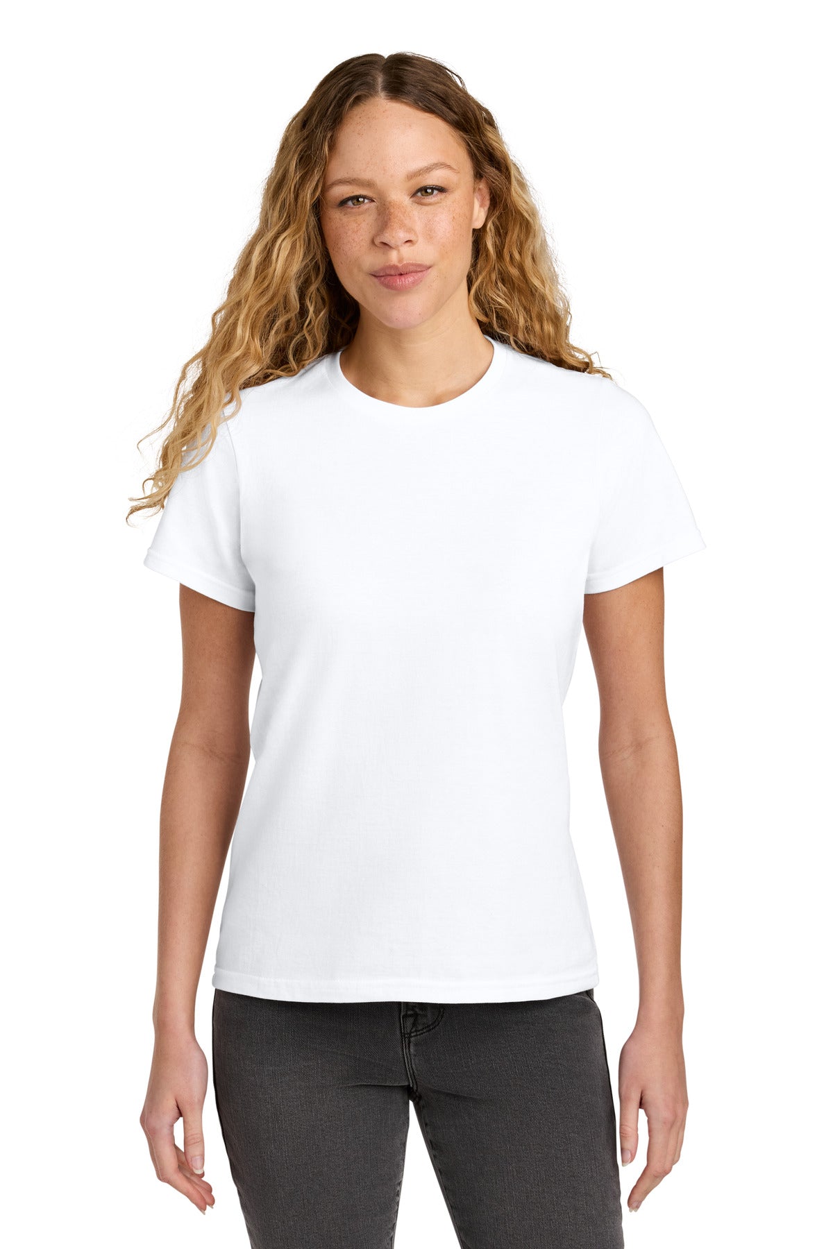Gildan Women's Softstyle Midweight Tee 65000L - White - front