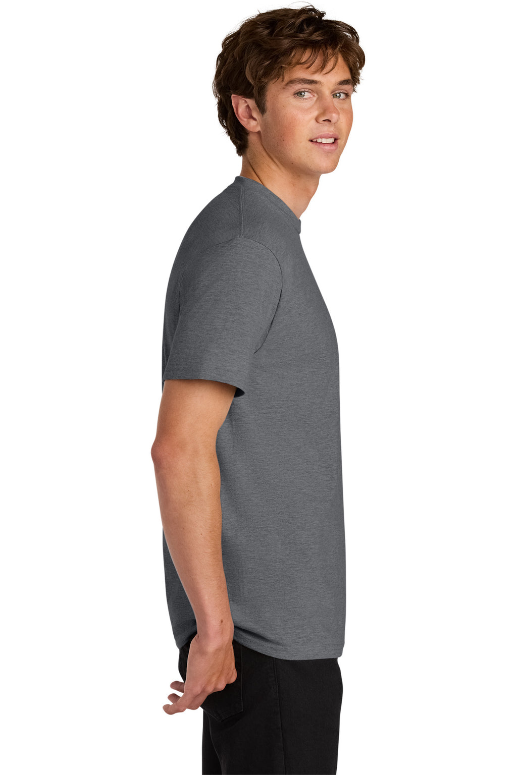 Gildan Softstyle Midweight Tee 65000 - Graphite Heather - side