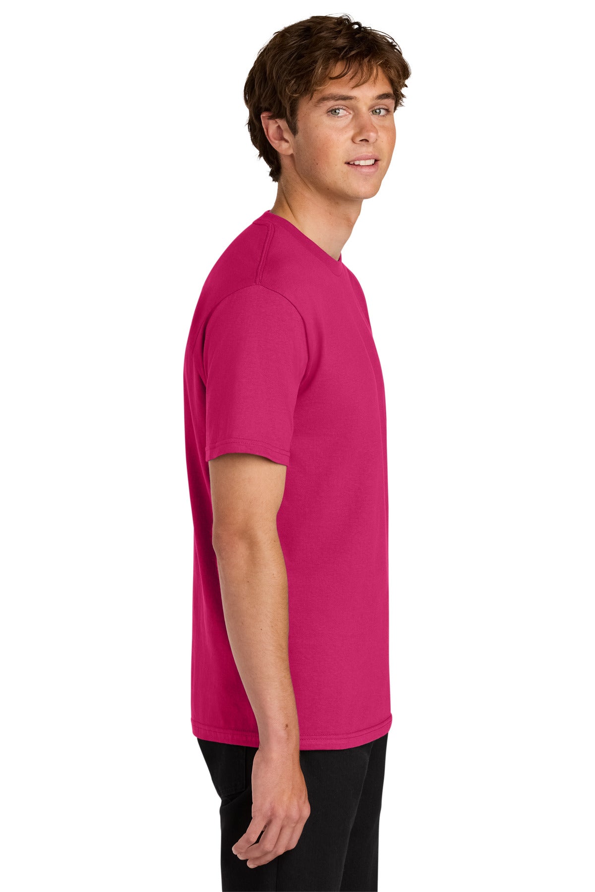 Gildan Softstyle Midweight Tee 65000 - Heliconia - side