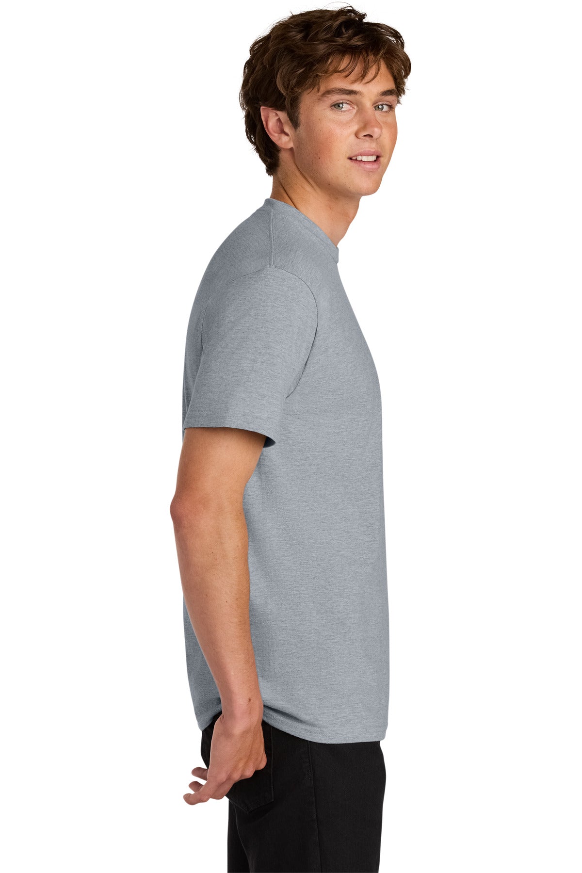 Gildan Softstyle Midweight Tee 65000 - Ring Spun Sport Grey - side
