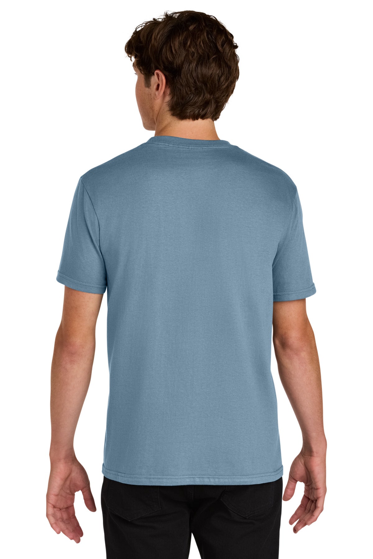 Gildan Softstyle Midweight Tee 65000 - Stone Blue - back