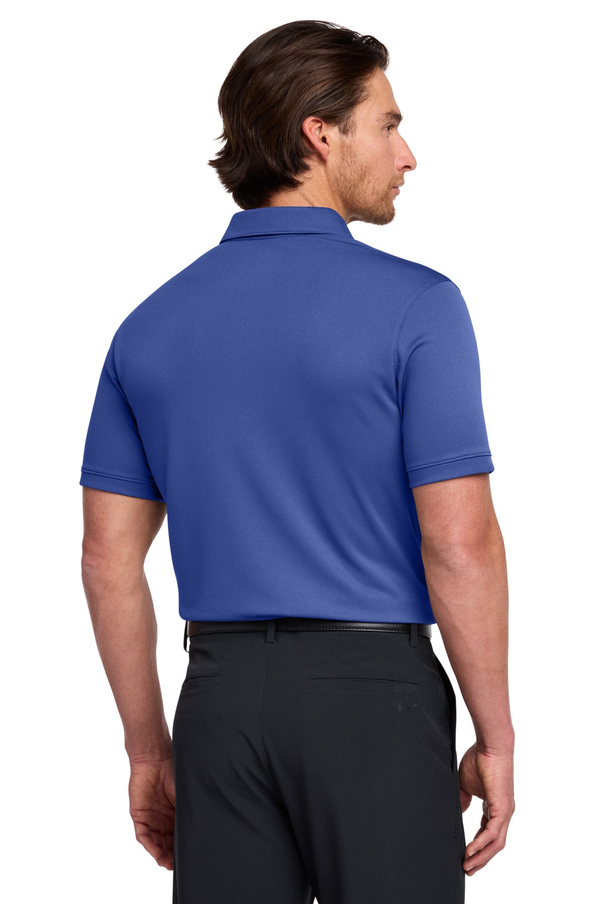 Nike Dri-FIT Solid Icon Pique Modern Fit Polo. 746099 - Deep Royal Blue - back