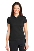 Nike Women's Dri-FIT Solid Icon Pique Modern Fit Polo. 746100 - Black - front