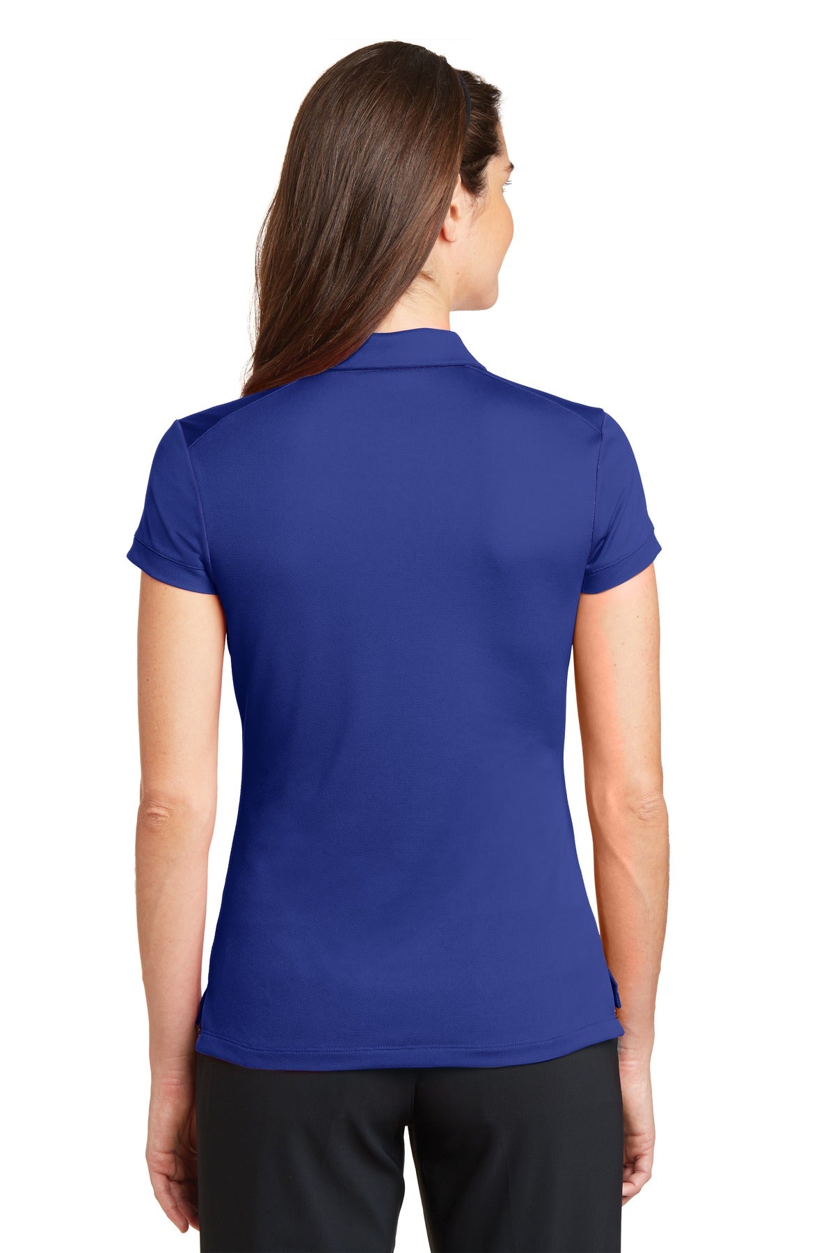 Nike Women's Dri-FIT Solid Icon Pique Modern Fit Polo. 746100 - Deep Royal Blue - back