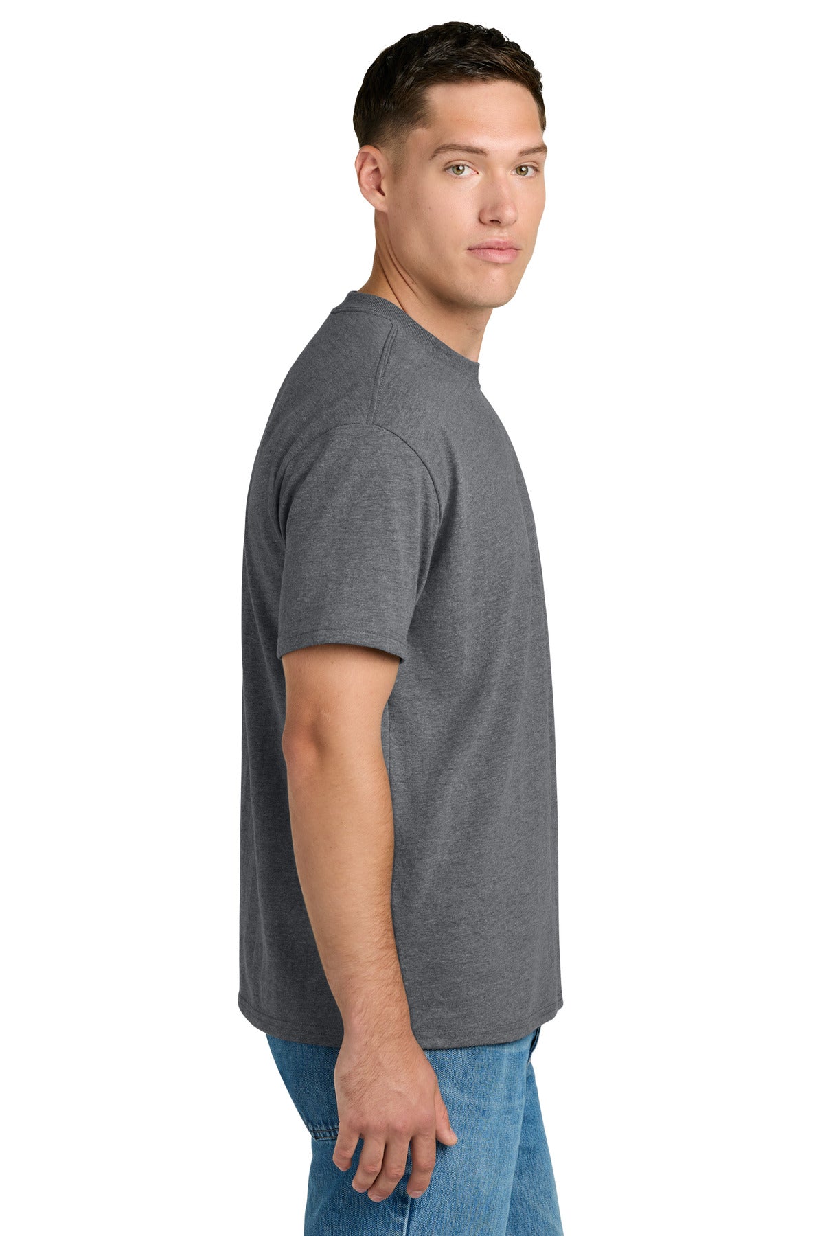Gildan Hammer Maxweight Tee 75000 - Graphite Heather - side