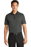 DISCONTINUED Nike Dri-FIT Heather Pique Modern Fit Polo. 779798 - Black Heather - front