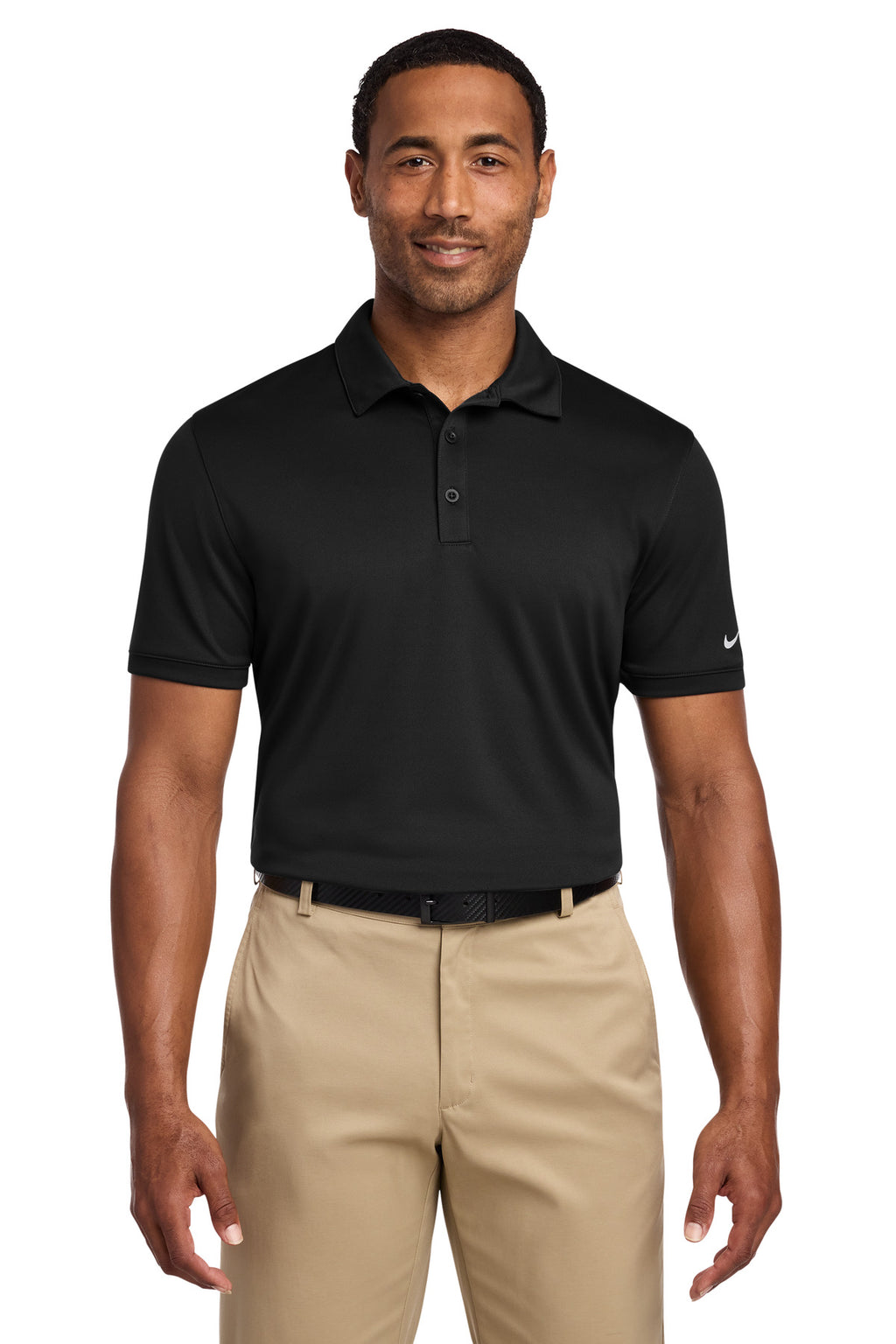 Nike Dri-FIT Players Modern Fit Polo. 799802 - Black - front