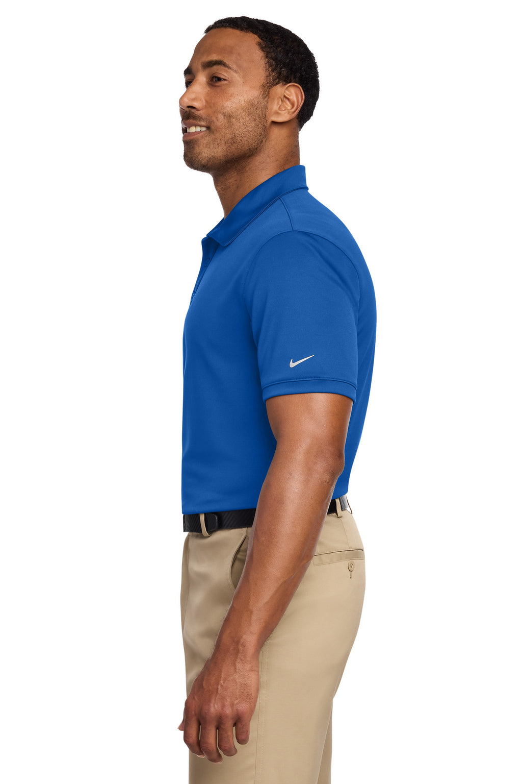 Nike Dri-FIT Players Modern Fit Polo. 799802 - Gym Blue - side
