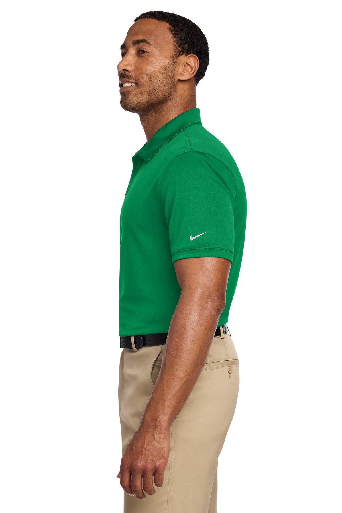 Nike Dri-FIT Players Modern Fit Polo. 799802 - Pine Green - side