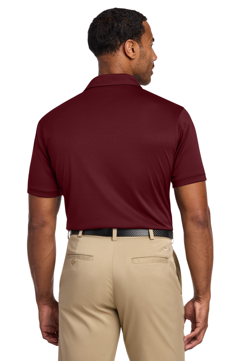 Nike Dri-FIT Players Modern Fit Polo. 799802 - Team Red - back