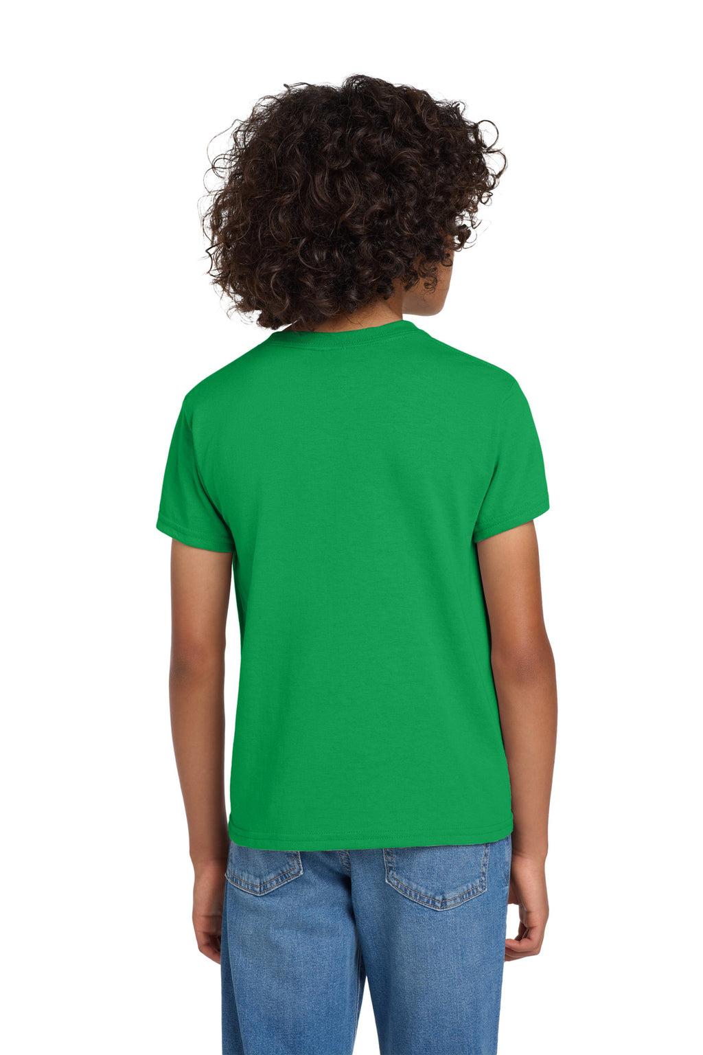 Gildan Youth DryBlend 50 Cotton/50 Poly T-Shirt. 8000B - Irish Green - back