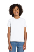 Gildan Youth DryBlend 50 Cotton/50 Poly T-Shirt. 8000B - White - front