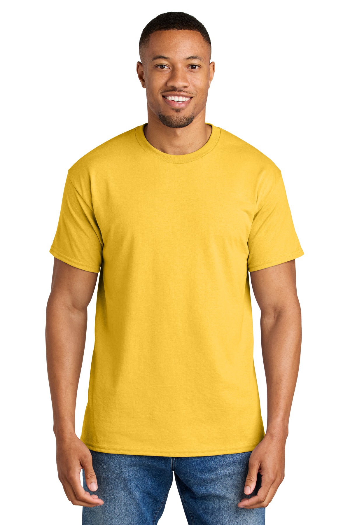 Gildan DryBlend 50 Cotton/50 Poly T-Shirt. 8000 - Daisy - front