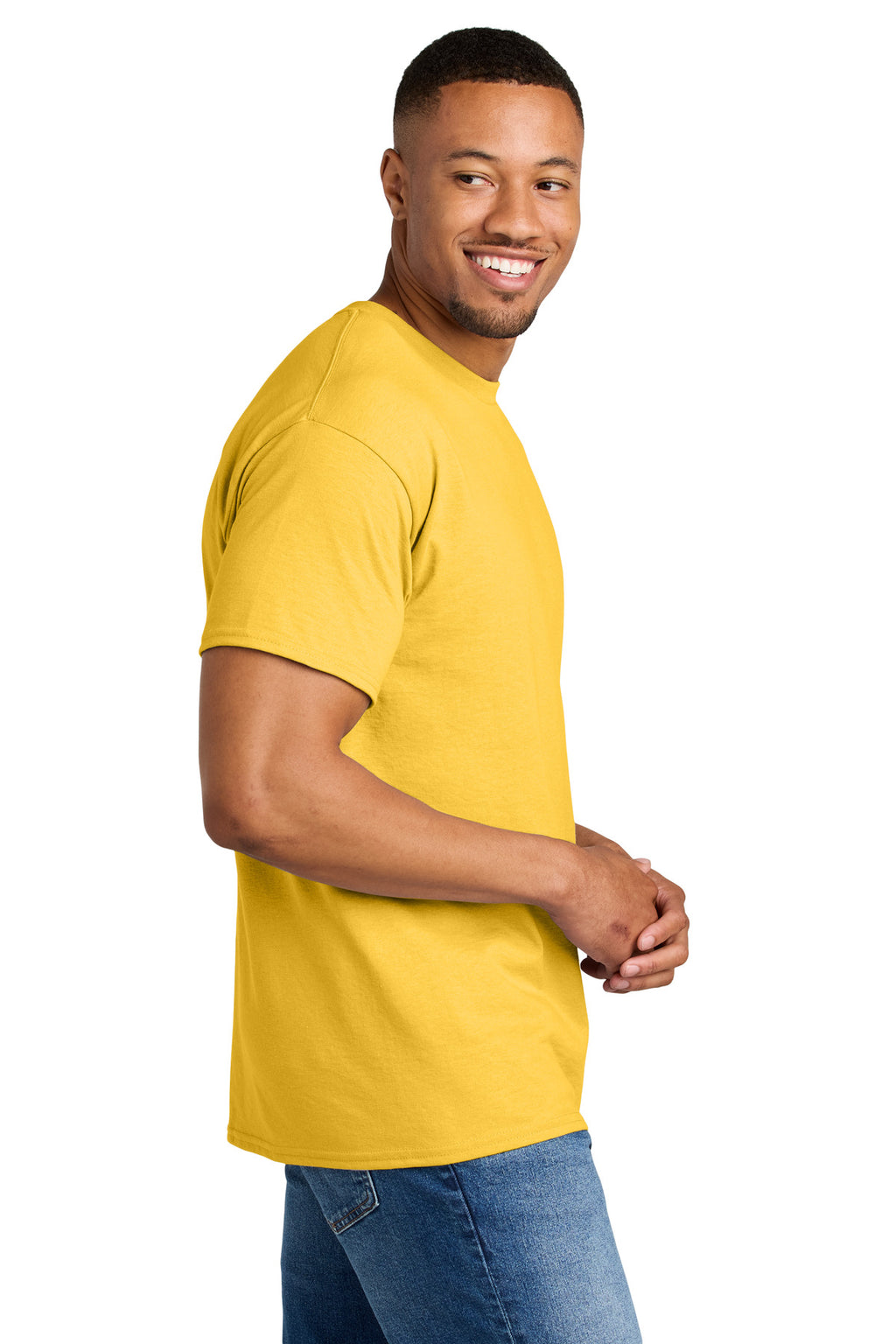 Gildan DryBlend 50 Cotton/50 Poly T-Shirt. 8000 - Daisy - side
