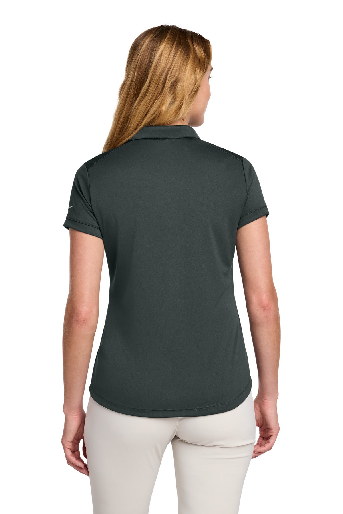 Nike Women's Dri-FIT Players Modern Fit Polo. 811807 - Anthracite - back