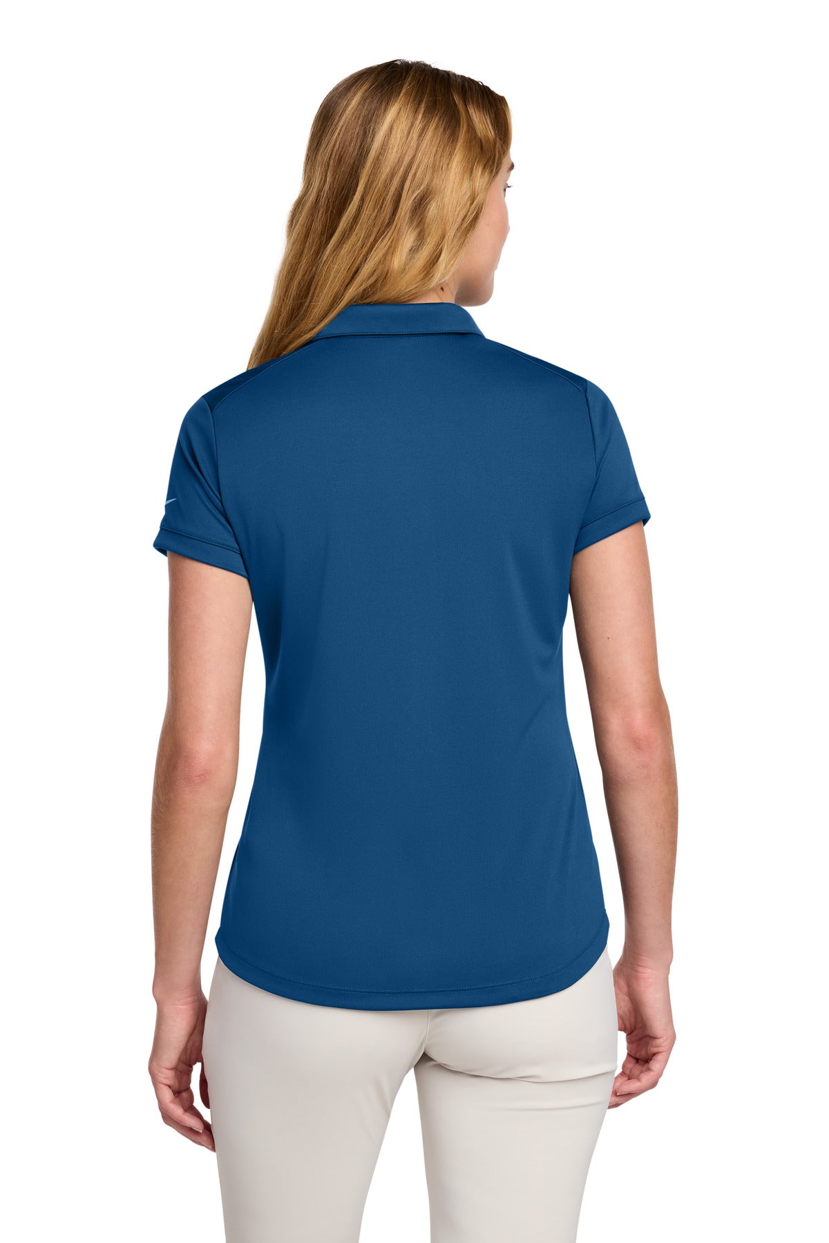 Nike Women's Dri-FIT Players Modern Fit Polo. 811807 - Gym Blue - back