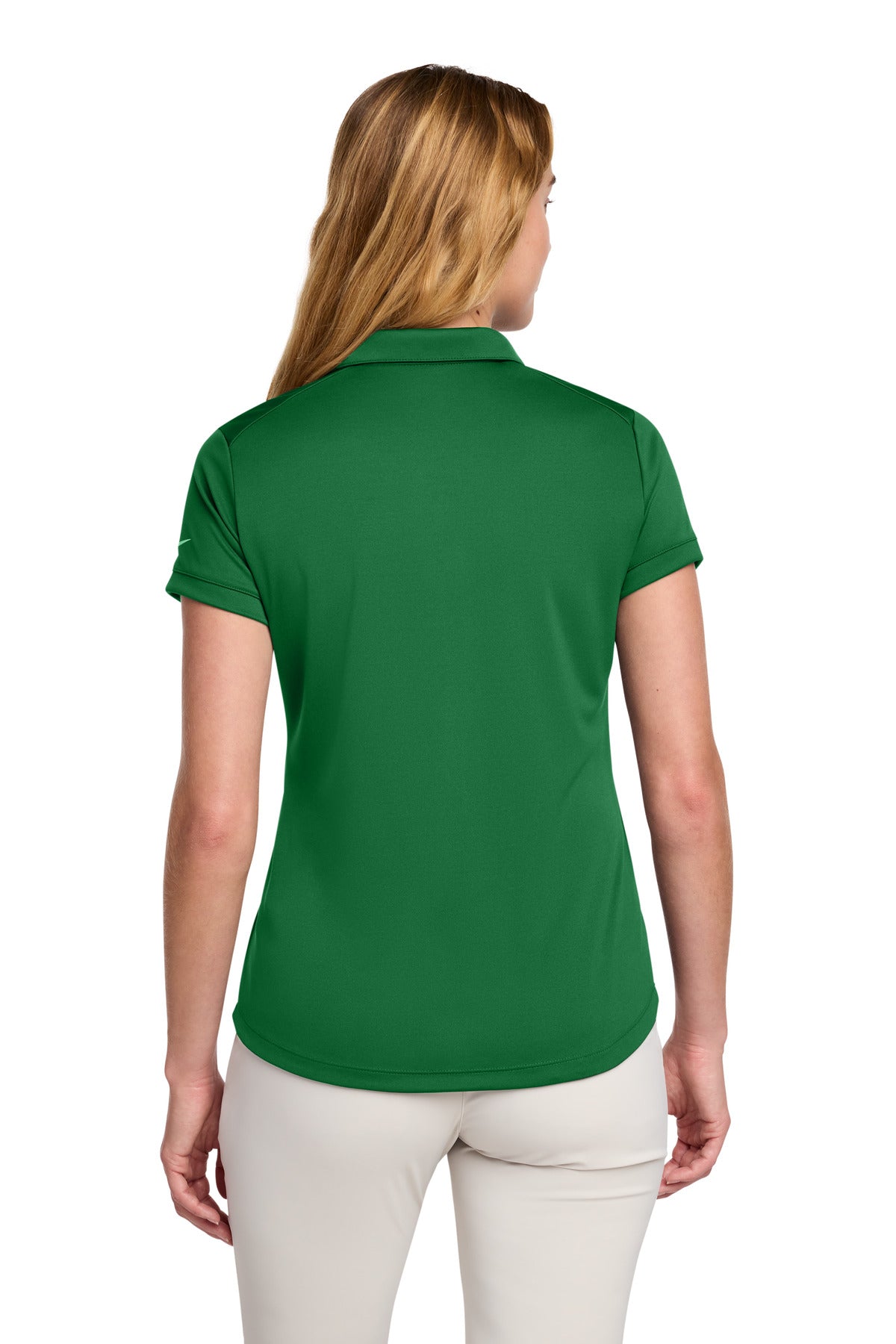 Nike Women's Dri-FIT Players Modern Fit Polo. 811807 - Pine Green - back