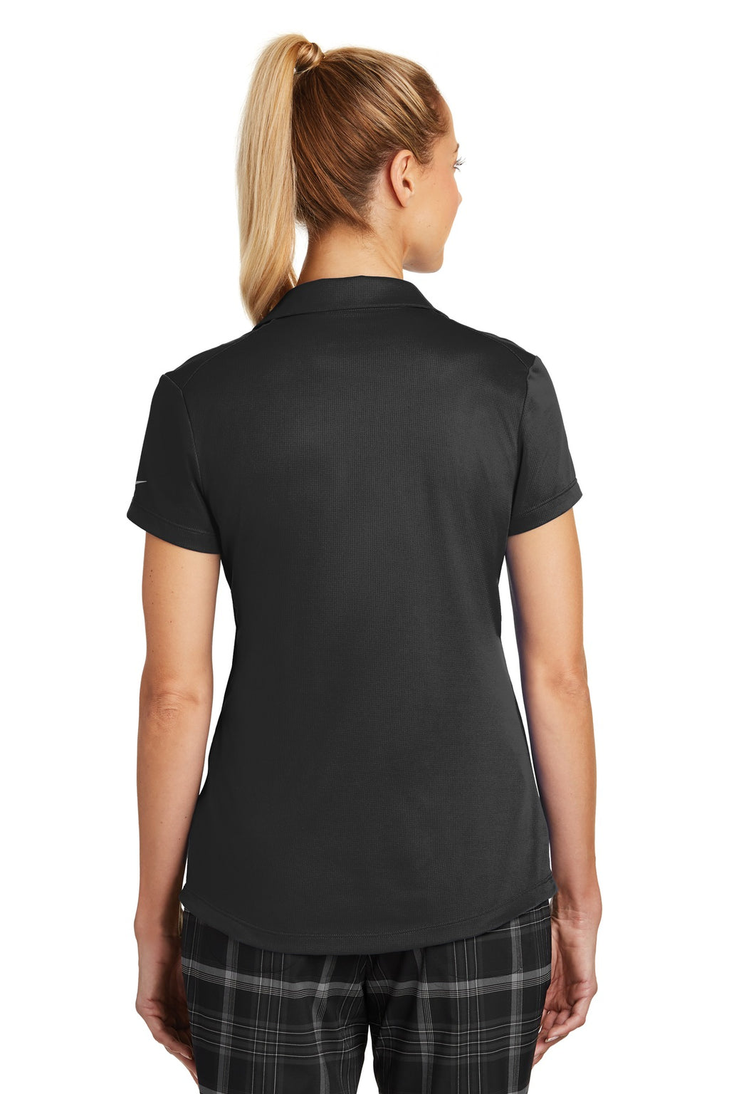 Nike Women's Dri-FIT Legacy Polo. 838957 - Black - back