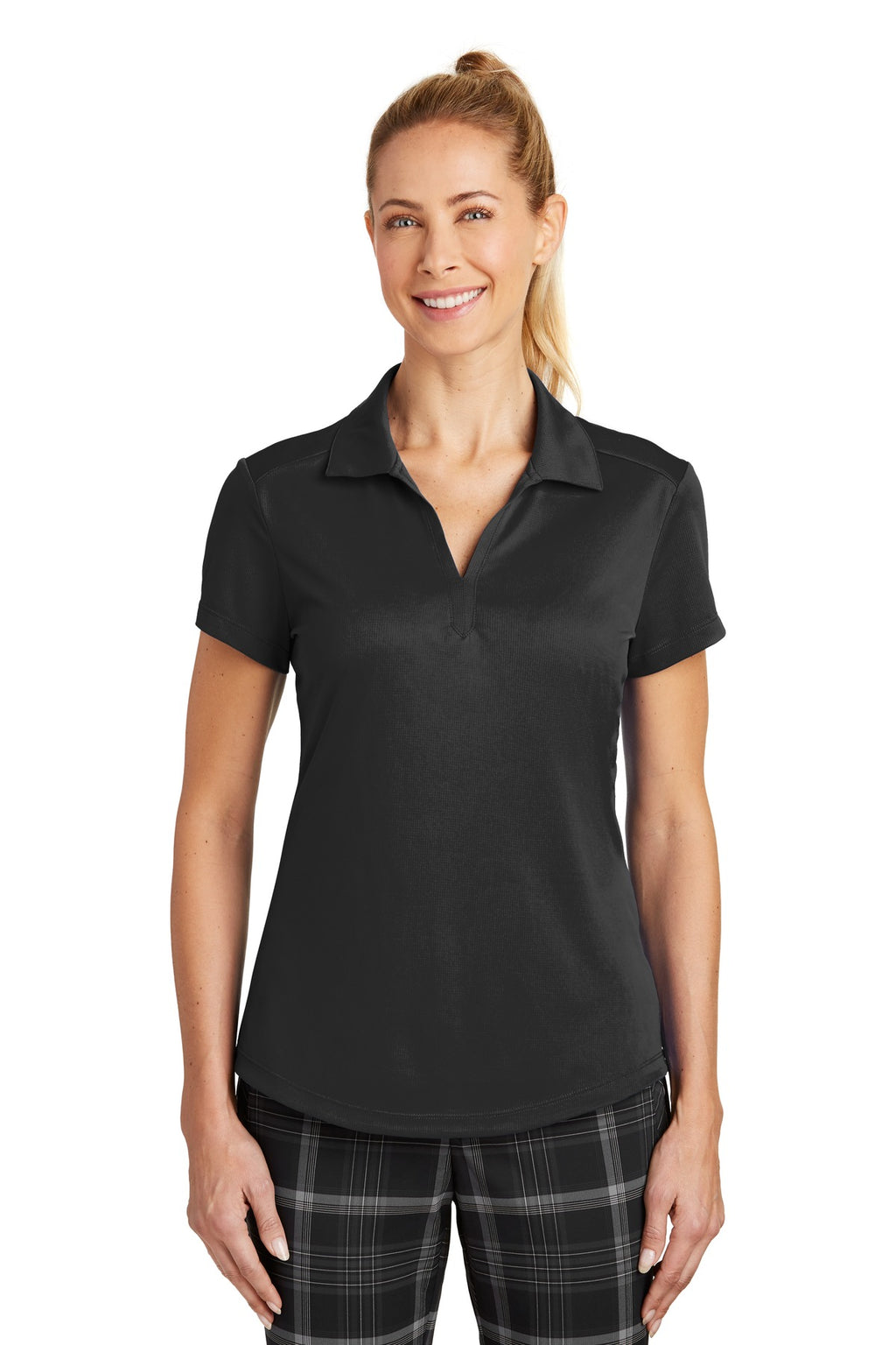 Nike Women's Dri-FIT Legacy Polo. 838957 - Black - front