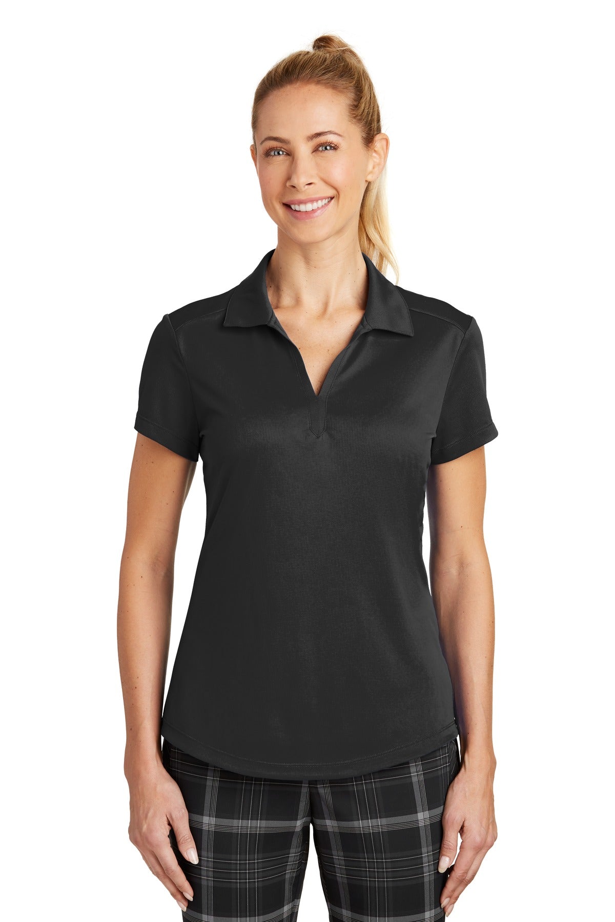 Nike Women's Dri-FIT Legacy Polo. 838957 - Black - front