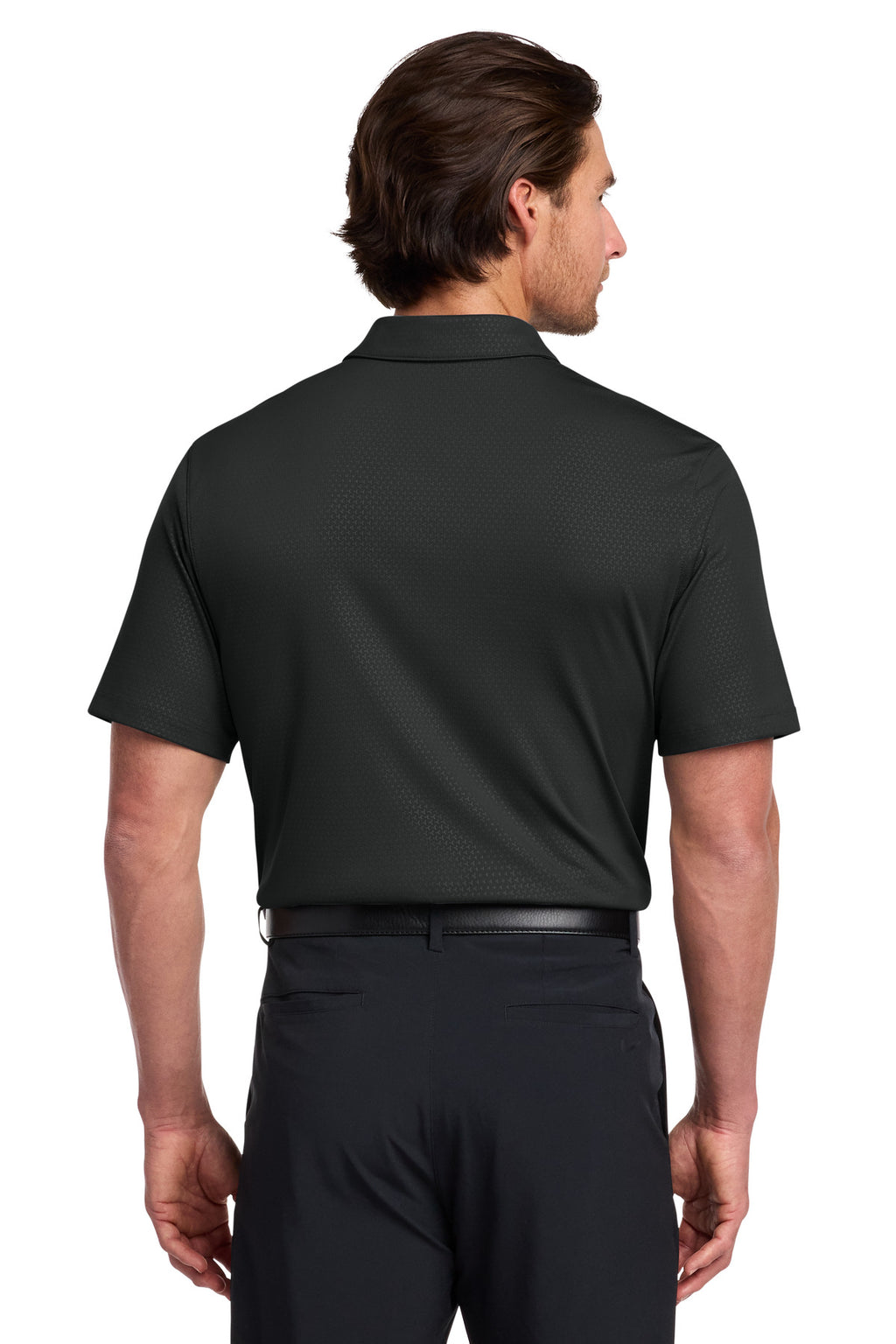 Nike Dri-FIT Embossed Tri-Blade Polo. 838964 - Black - back