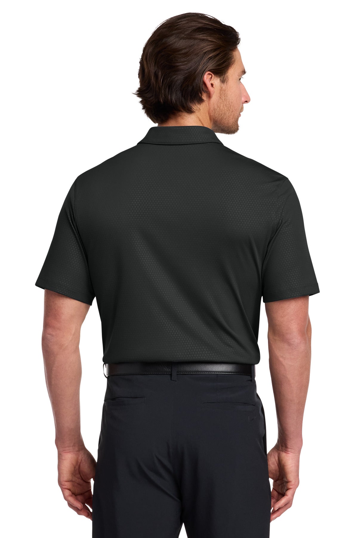 Nike Dri-FIT Embossed Tri-Blade Polo. 838964 - Black - back