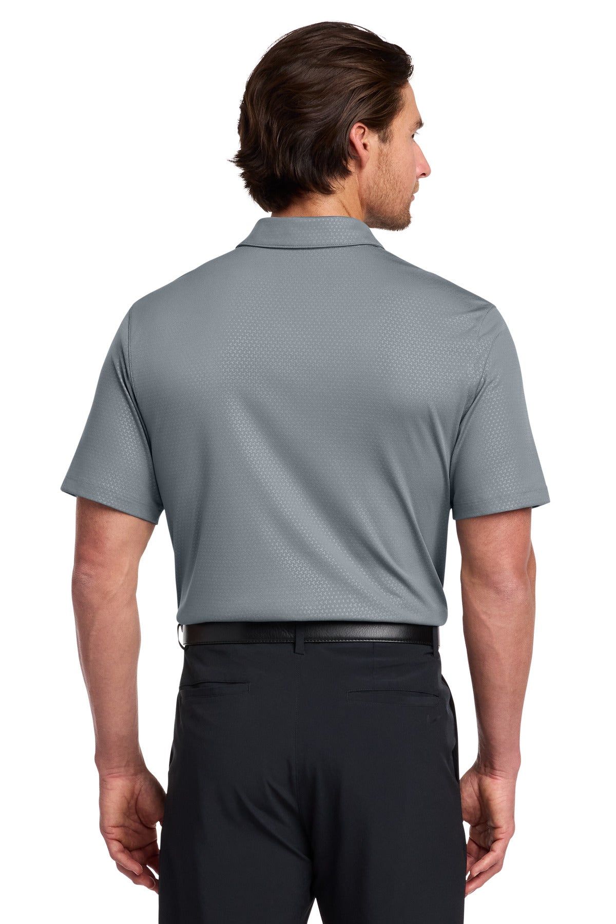 Nike Dri-FIT Embossed Tri-Blade Polo. 838964 - Cool Grey - back