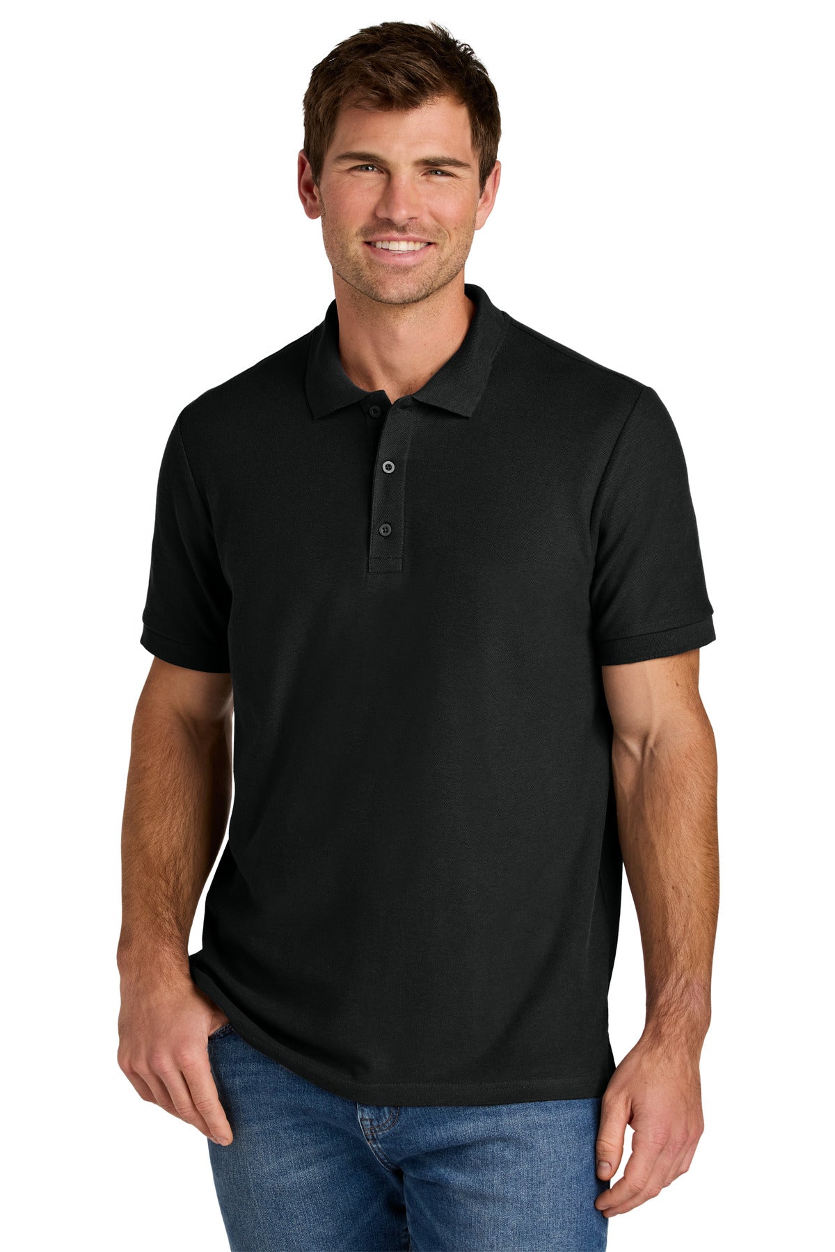 Gildan Hammer Pique Polo 85800 - Black - front