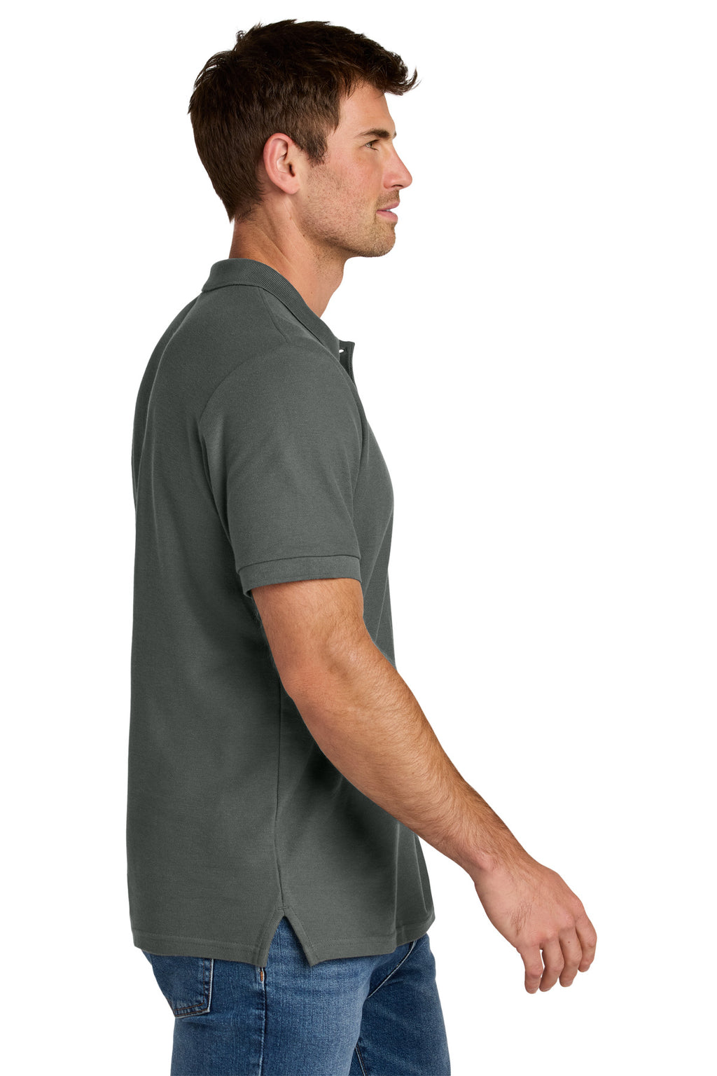 Gildan Hammer Pique Polo 85800 - Charcoal - side