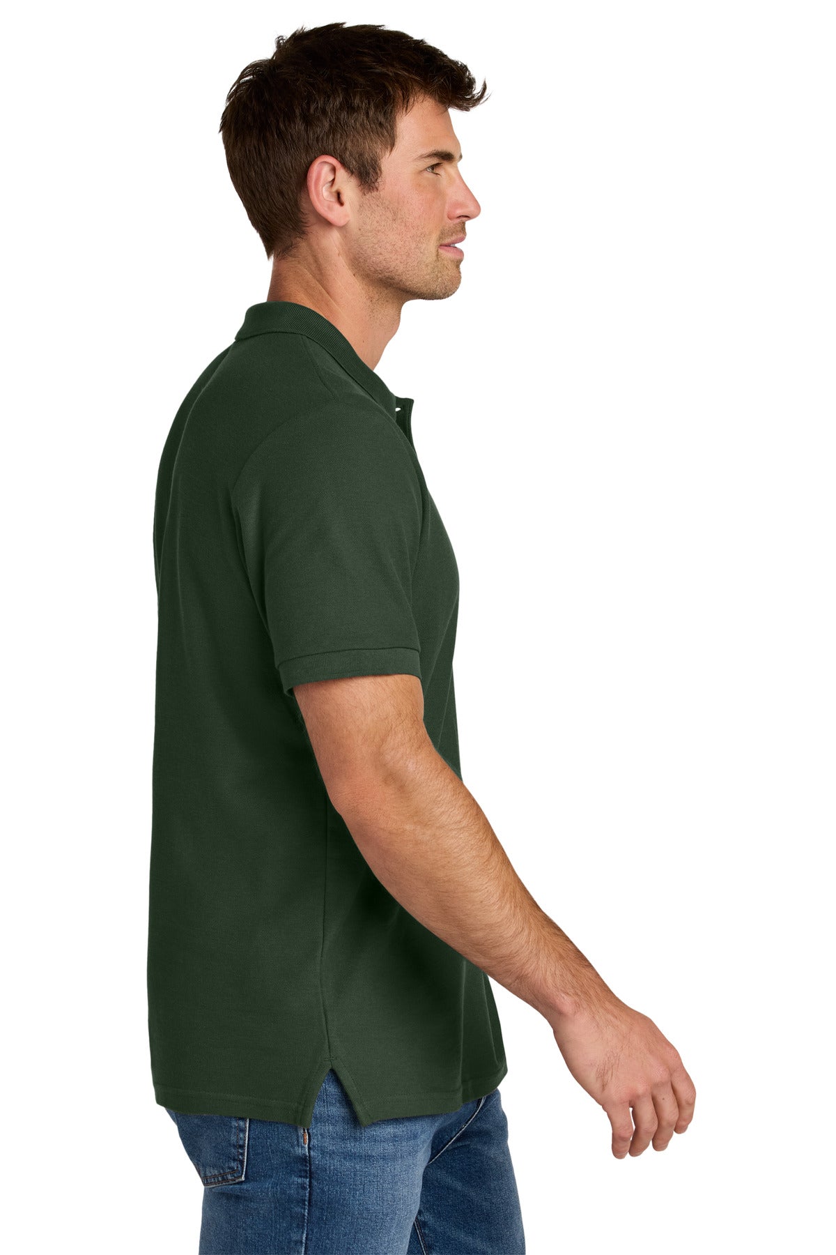 Gildan Hammer Pique Polo 85800 - Forest Green - side