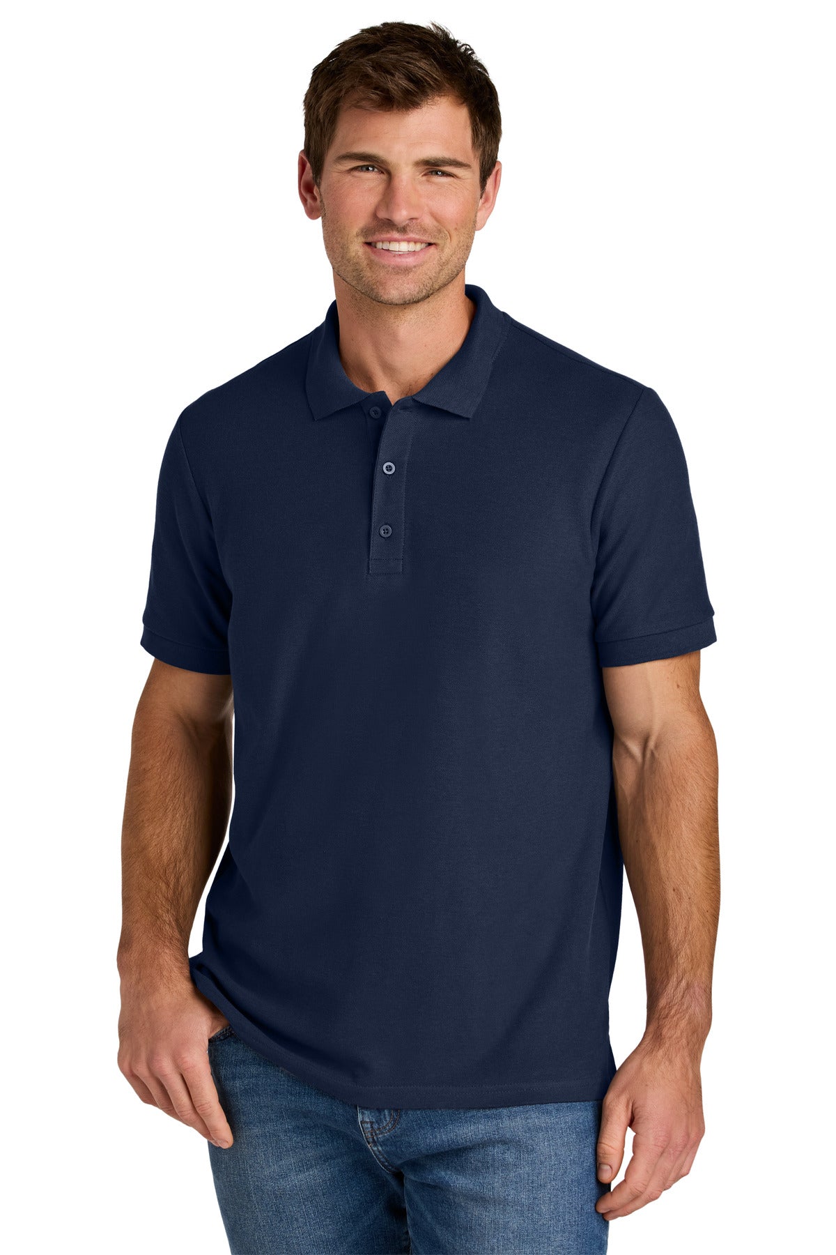 Gildan Hammer Pique Polo 85800 - Navy - front