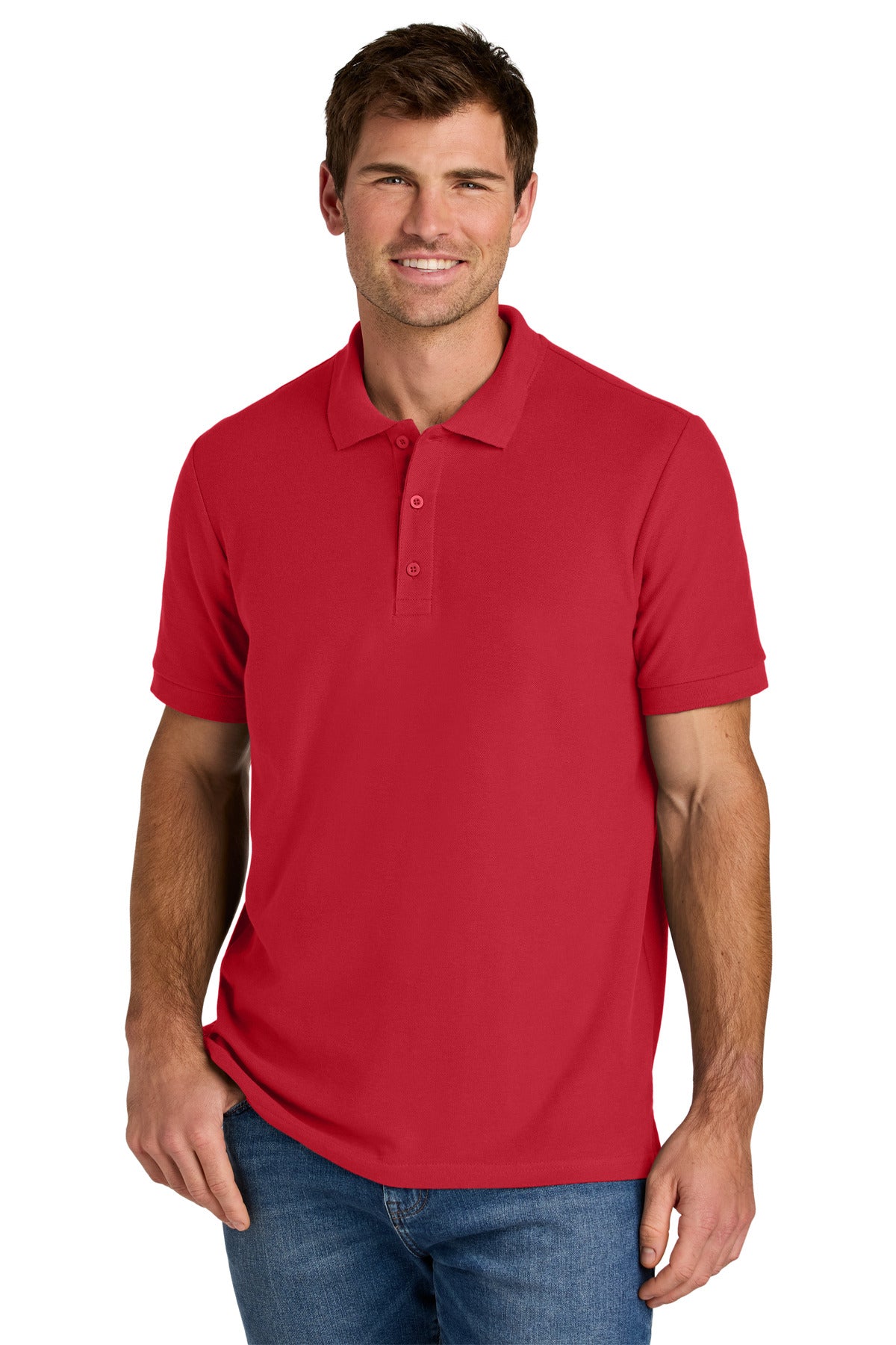 Gildan Hammer Pique Polo 85800 - Red - front
