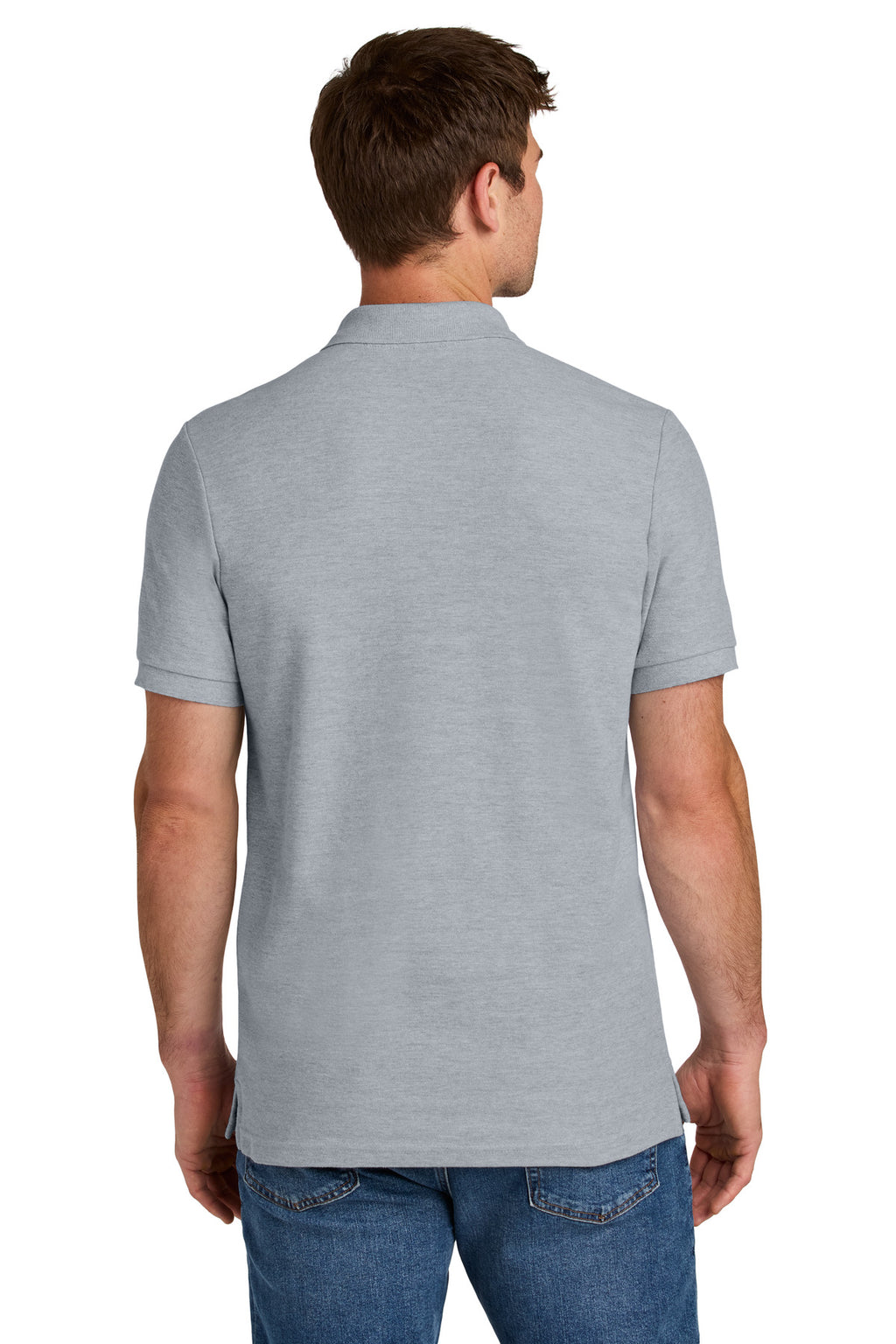 Gildan Hammer Pique Polo 85800 - Ring Spun Sport Grey - back