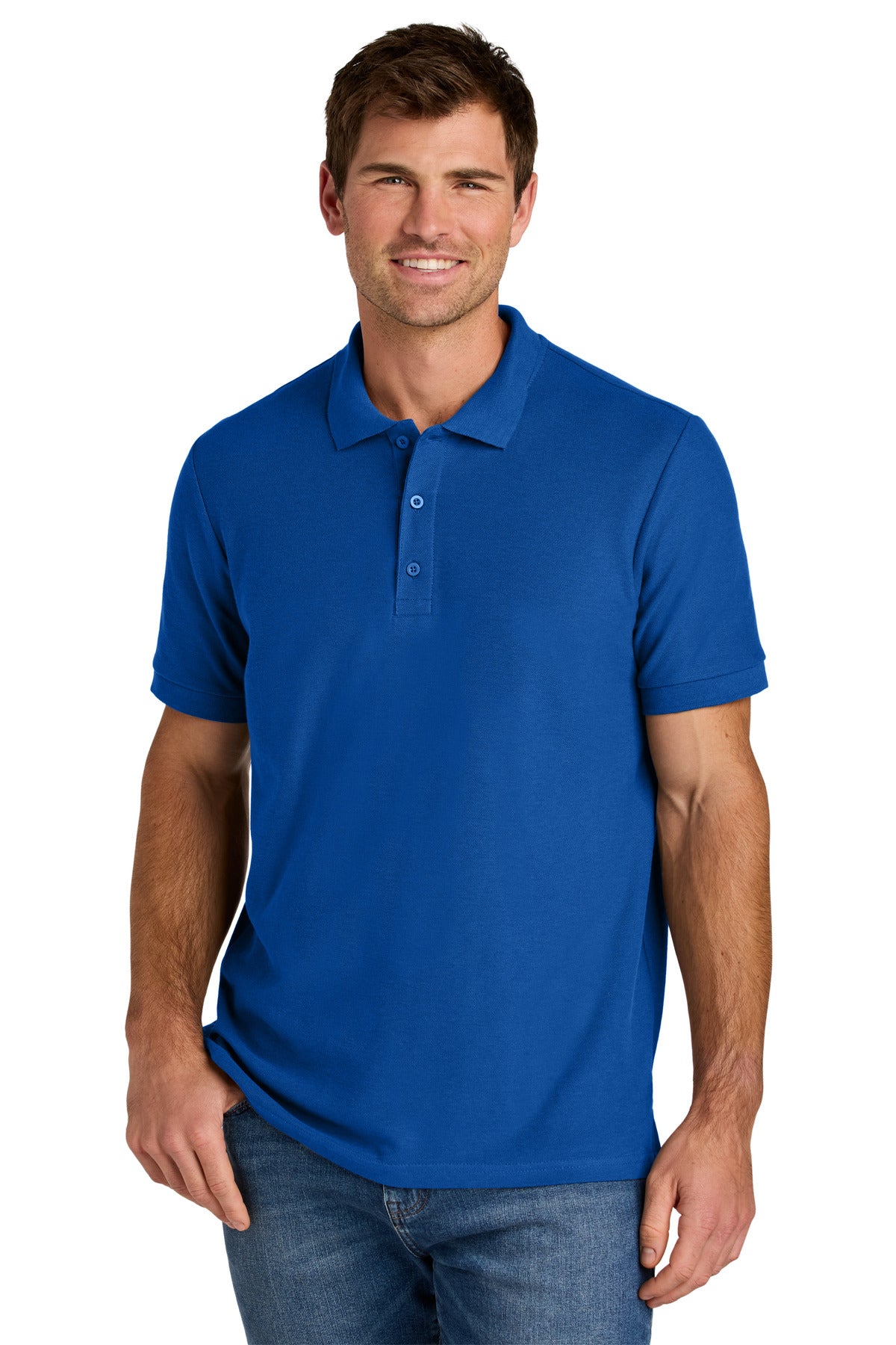 Gildan Hammer Pique Polo 85800 - Royal - front